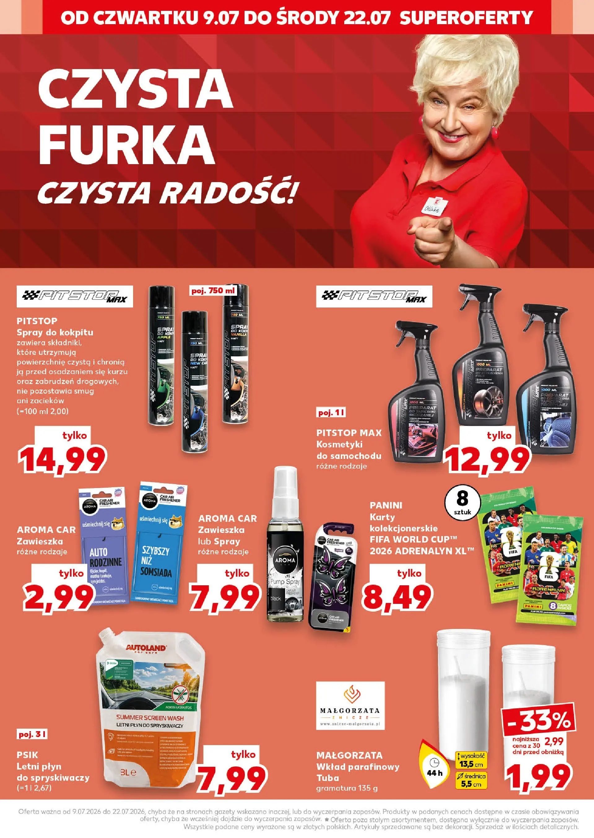 Kaufland gazetka - Złap Okazje od 09.07.2026 - od jutra PDF | Strona: 20 | Produkty: Kosmetyki, Panini, Płyn do spryskiwaczy