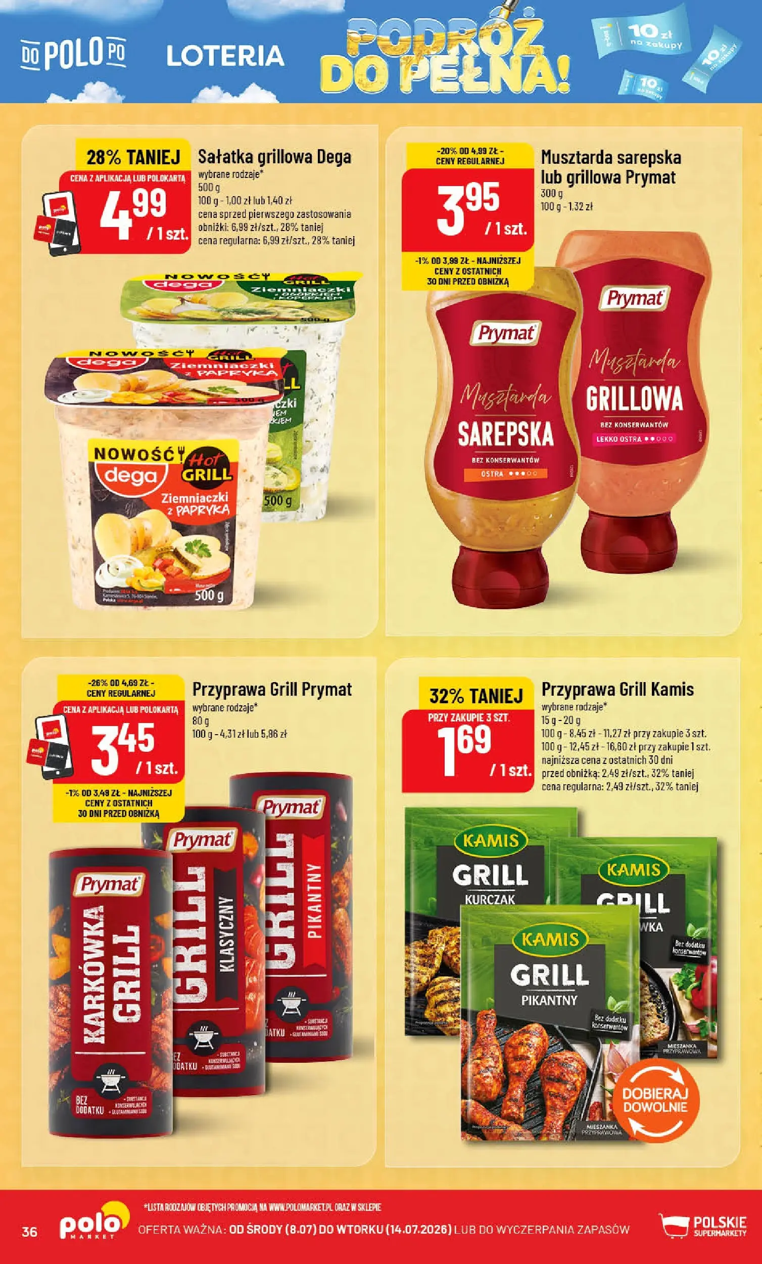 Nowa POLOmarket gazetka od jutra (08.07.2026) | Strona: 36 | Produkty: Karkówka, Grill, Papryka, Sałatka Nowa POLOmarket gazetka od jutra 08.07.2026 | Strona: 36 | Produkty: Karkówka, Grill, Papryka, Sałatka