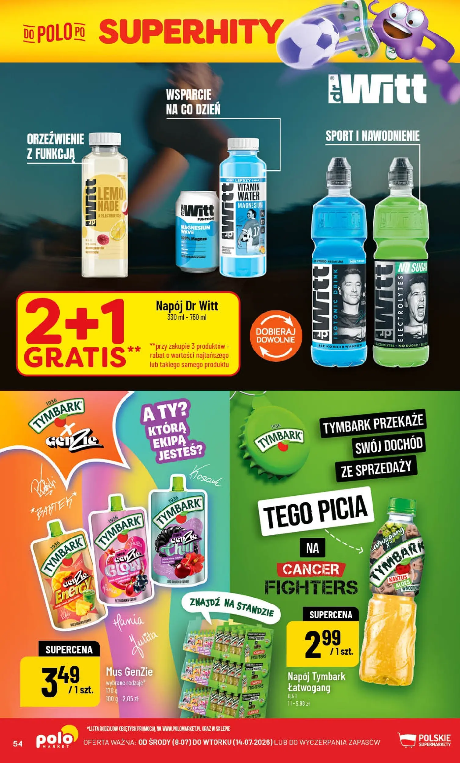 Nowa POLOmarket gazetka od jutra (08.07.2026) | Strona: 54 | Produkty: Winogrona Nowa POLOmarket gazetka od jutra 08.07.2026 | Strona: 54 | Produkty: Winogrona