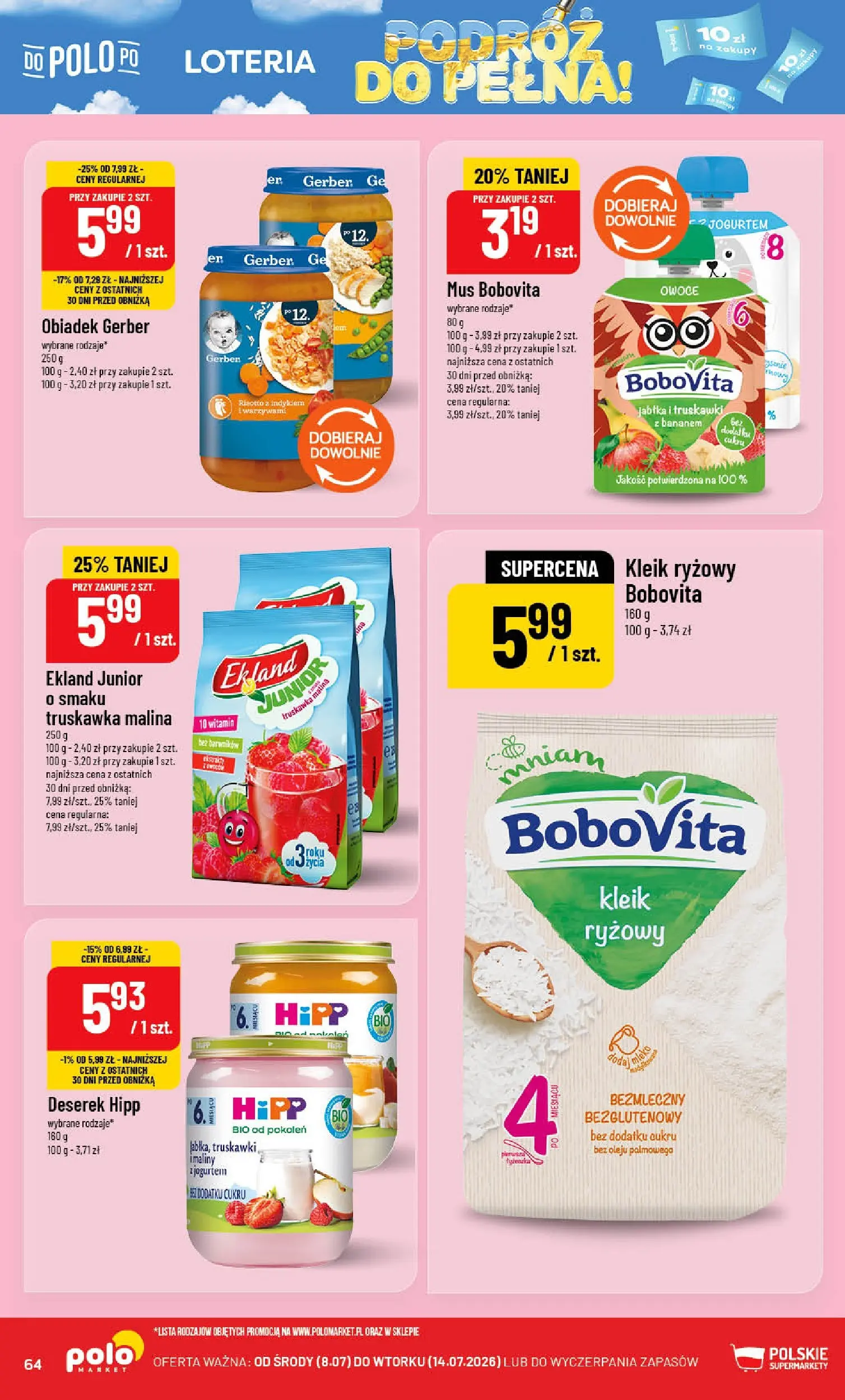 Nowa POLOmarket gazetka od jutra (08.07.2026) | Strona: 64 | Produkty: Malina, Jabłka, Truskawki, Owoce Nowa POLOmarket gazetka od jutra 08.07.2026 | Strona: 64 | Produkty: Malina, Jabłka, Truskawki, Owoce