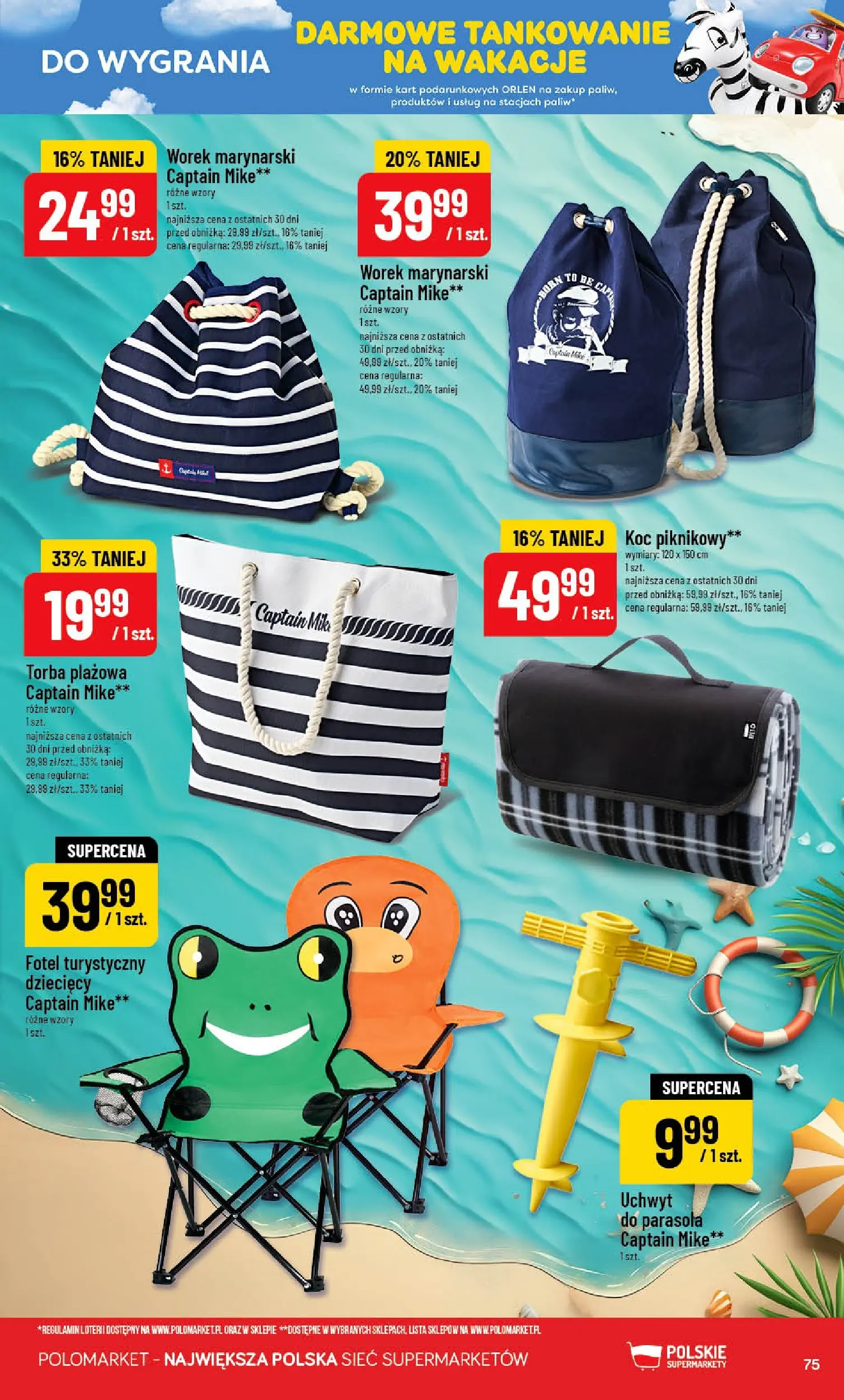 Nowa POLOmarket gazetka od jutra (08.07.2026) | Strona: 75 | Produkty: Torba, Koc, Fotel Nowa POLOmarket gazetka od jutra 08.07.2026 | Strona: 75 | Produkty: Torba, Koc, Fotel