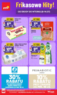 PoglÄ
d oferty "POLOmarket gazetka - Frikasowe Hity" - waĹźna od 08.07.2026 PoglÄ
d oferty "POLOmarket gazetka - Frikasowe Hity" - waĹźna od 08.07.2026