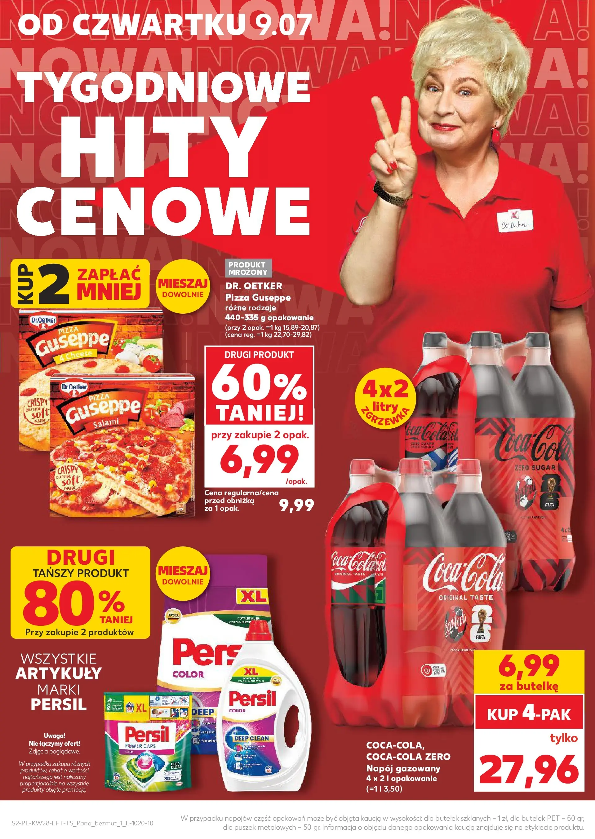 Kaufland gazetka (09.07.2026) - od jutra | Strona: 2 | Produkty: Persil, Salami, Pizza, Detergent Kaufland gazetka od 09.07.2026 - od jutra PDF | Strona: 2 | Produkty: Persil, Salami, Pizza, Detergent