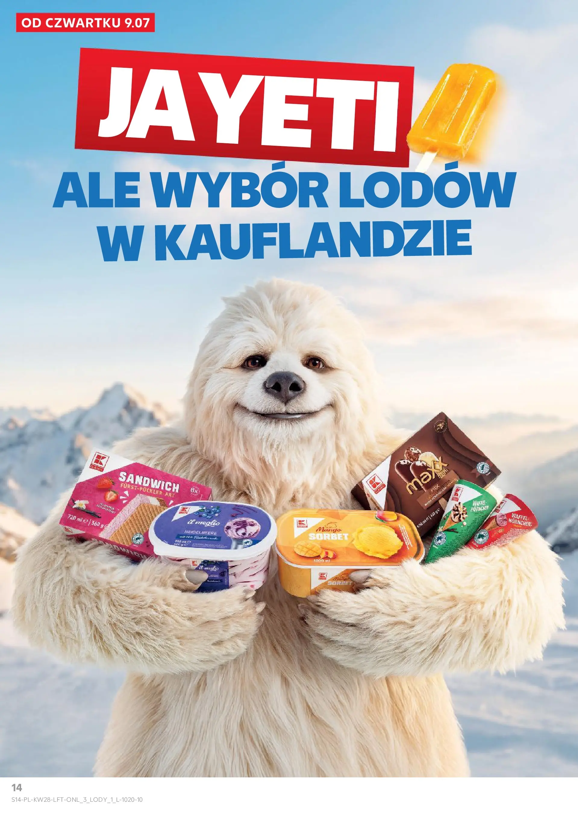 Kaufland gazetka (09.07.2026) - od jutra | Strona: 14 | Produkty: Mango, Meglio, Sandwich, Sorbet Kaufland gazetka od 09.07.2026 - od jutra PDF | Strona: 14 | Produkty: Mango, Meglio, Sandwich, Sorbet