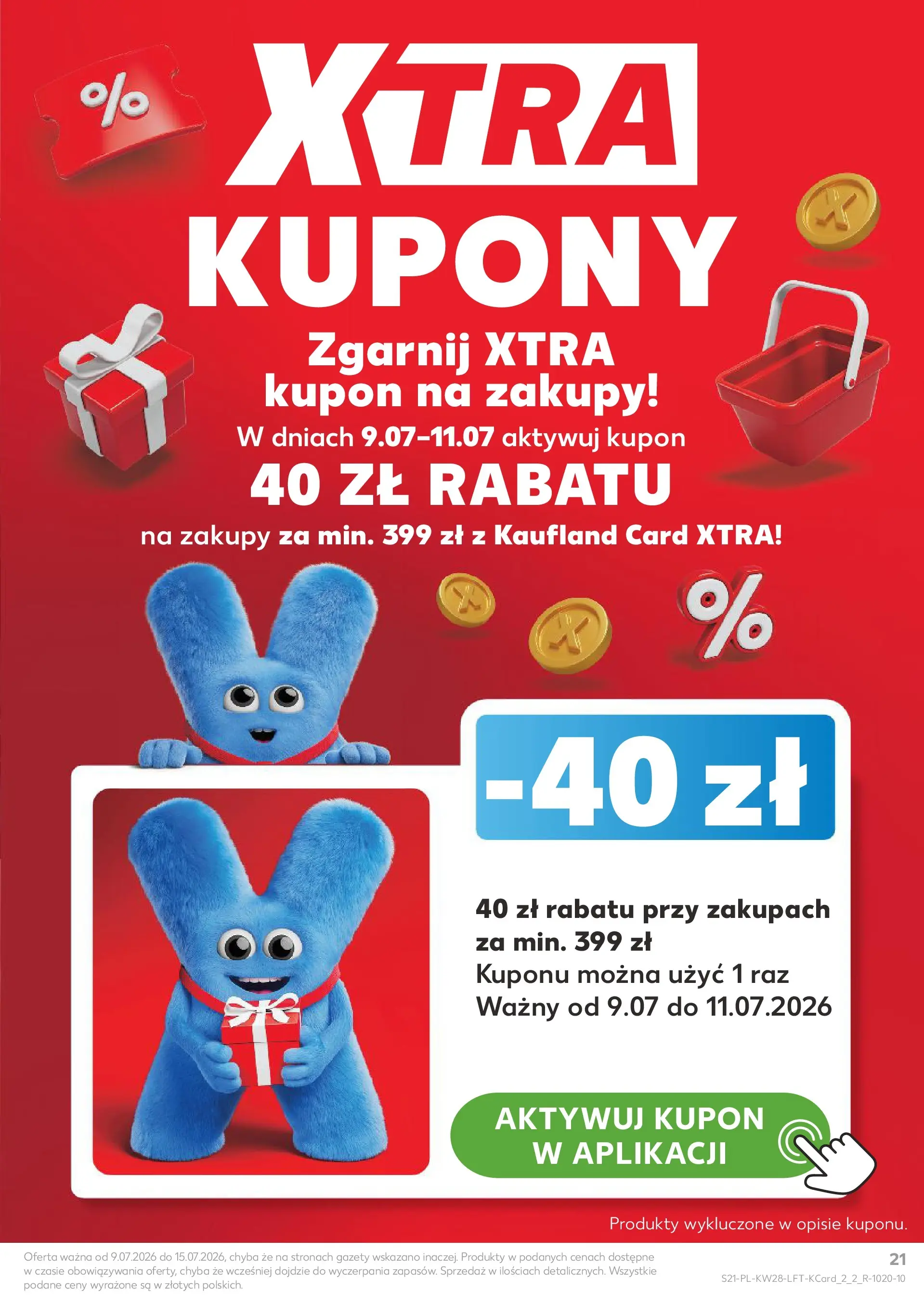 Kaufland gazetka (09.07.2026) - od jutra | Strona: 21 Kaufland gazetka od 09.07.2026 - od jutra PDF | Strona: 21