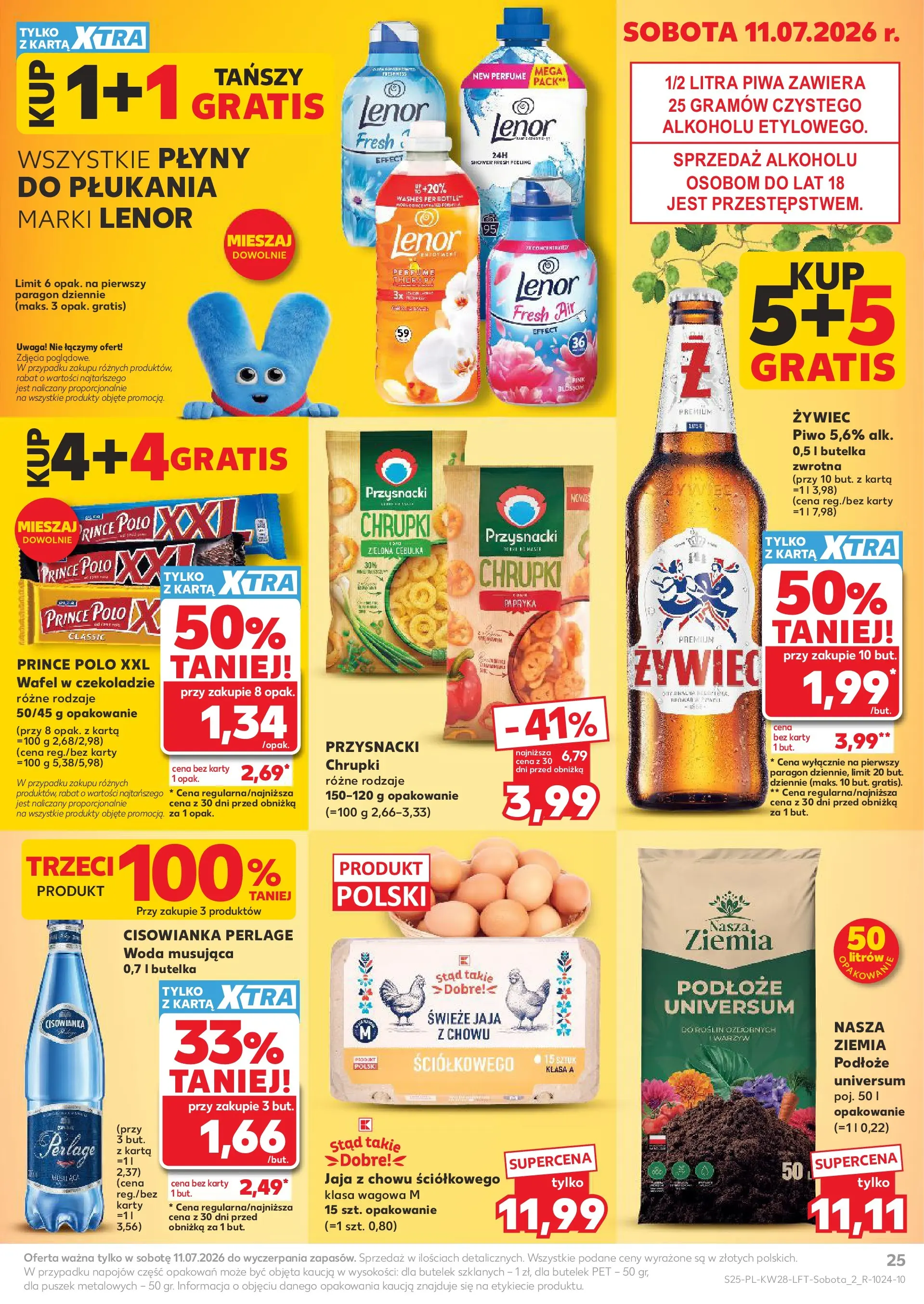 Kaufland gazetka (09.07.2026) - od jutra | Strona: 25 | Produkty: Prince polo xxl, Chrupki, Ziemia, Papryka Kaufland gazetka od 09.07.2026 - od jutra PDF | Strona: 25 | Produkty: Prince polo xxl, Chrupki, Ziemia, Papryka