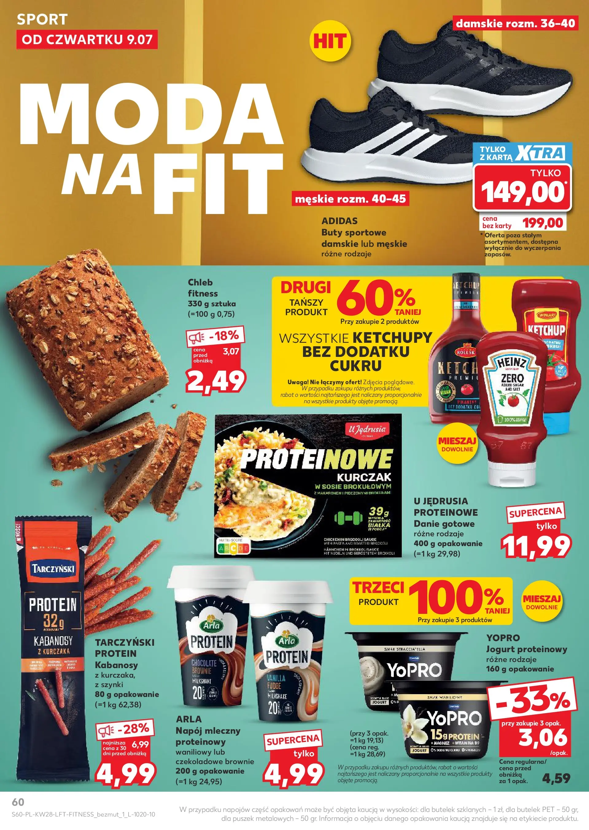 Kaufland gazetka (09.07.2026) - od jutra | Strona: 60 | Produkty: Karta, Buty, Kabanosy, Chleb fitness Kaufland gazetka od 09.07.2026 - od jutra PDF | Strona: 60 | Produkty: Karta, Buty, Kabanosy, Chleb fitness