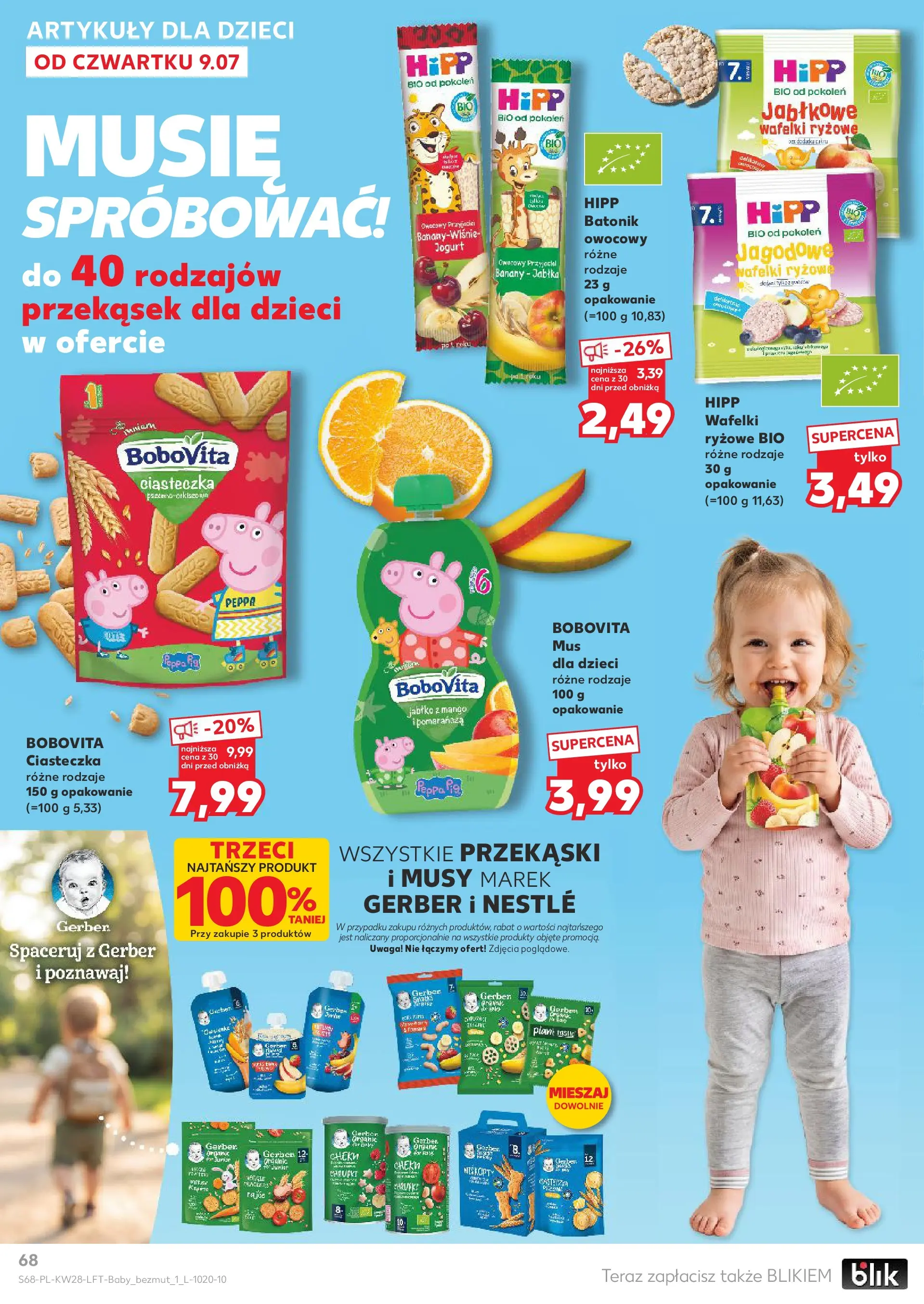 Kaufland gazetka (09.07.2026) - od jutra | Strona: 68 | Produkty: Mango, Wafelki, Jogurt, Jabłka Kaufland gazetka od 09.07.2026 - od jutra PDF | Strona: 68 | Produkty: Mango, Wafelki, Jogurt, Jabłka