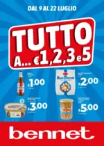 Bennet Tutto A &euro; 1,2,3,5 - al 22.07.2026