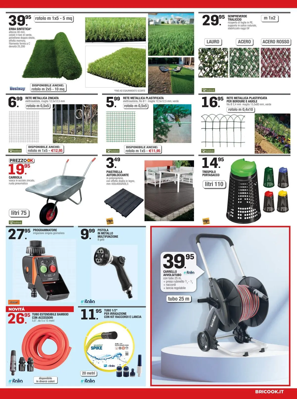 Nuovo Brico OK - Oggi resto a lettino dal 09/07/2026 > offerte anteprima 🛍️ | Pagina: 3 | Prodotti: Tubo, Carrello, Carriola, Presa
