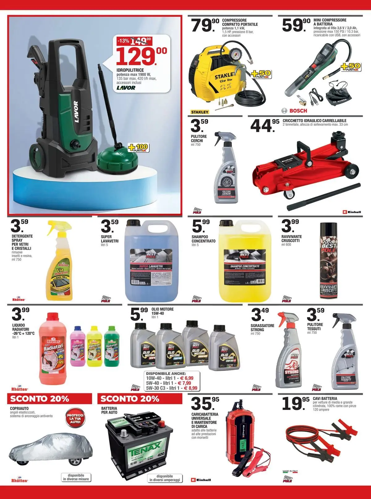 Nuovo Brico OK - Oggi resto a lettino dal 09/07/2026 > offerte anteprima 🛍️ | Pagina: 6 | Prodotti: Shampoo, Detergente, Sgrassatore, Compressore