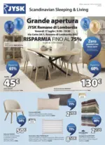 JYSK Grande apertura - al 19.07.2026