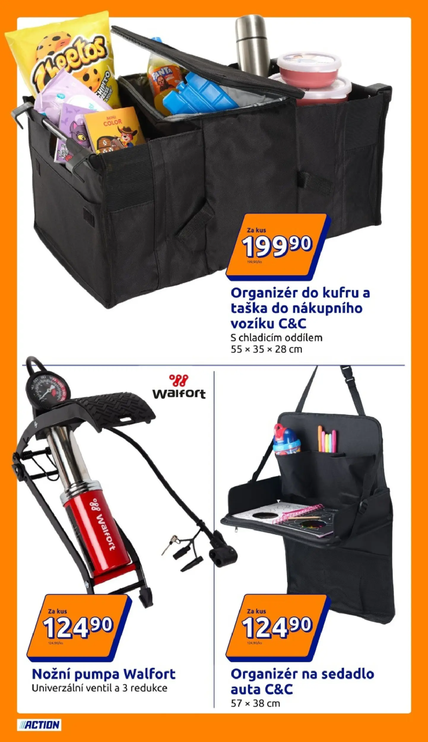 Action leták od 08.07.2026 - Akční leták online | Strana: 13 | Produkty: Organizér, Fanta, Taška, Pumpa
