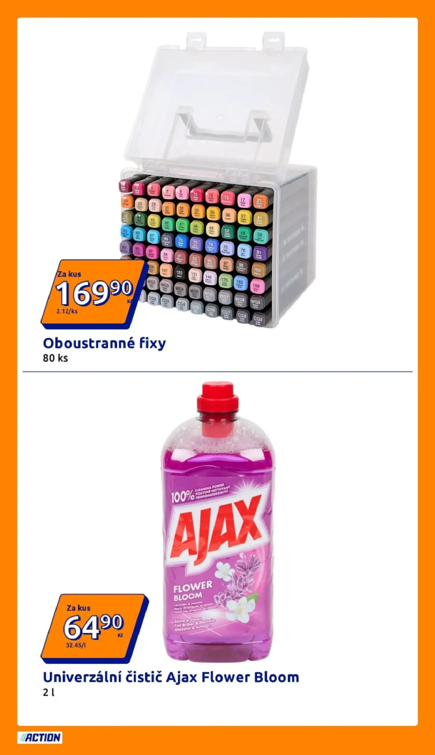 Action leták od 08.07.2026 - Akční leták online | Strana: 14 | Produkty: Ajax, Fixy, Univerzální čistič