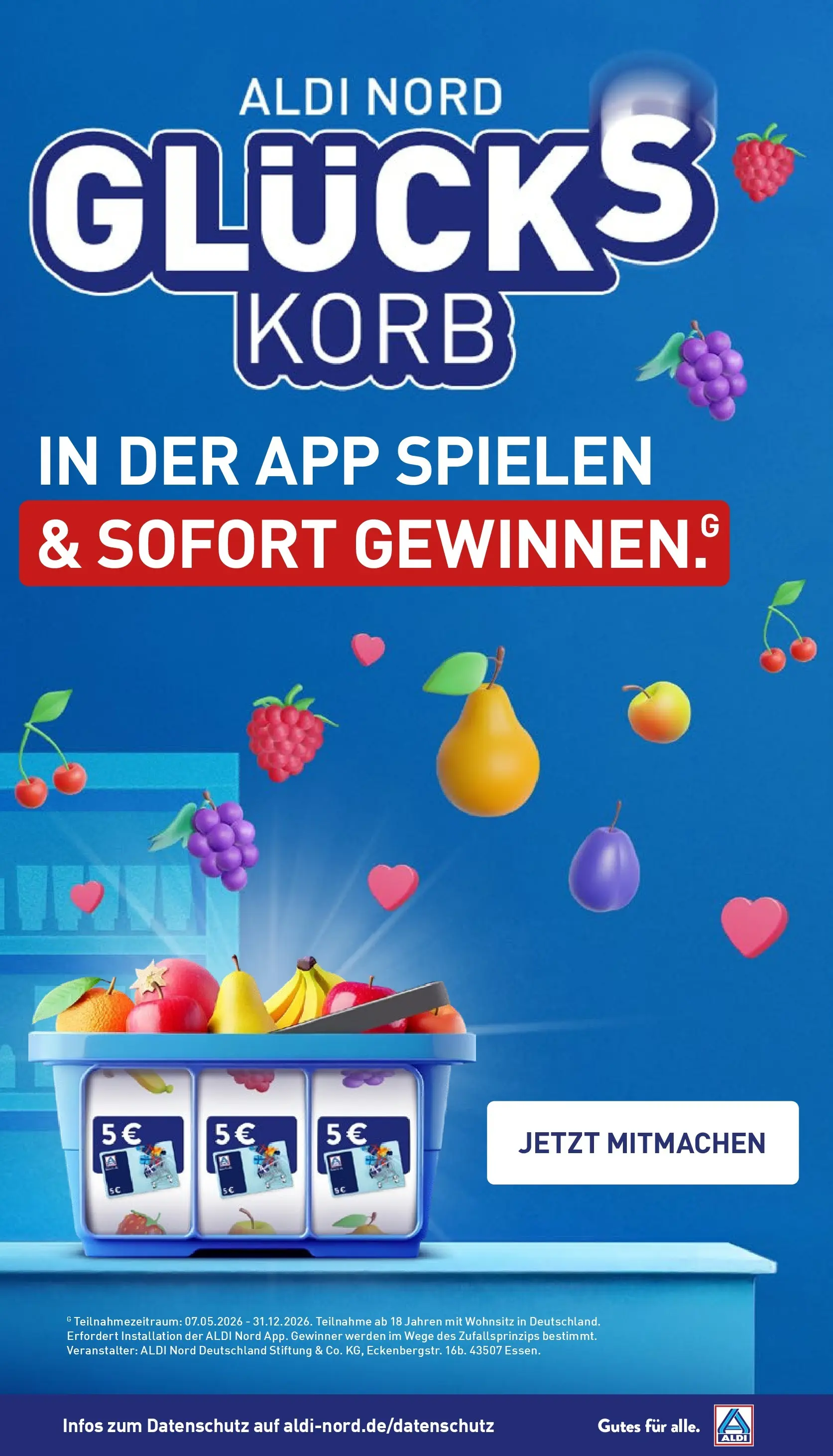 Aldi - ALDI Nord: Wochenangebote (ab 12.07.2026) » Angebote Online | Seite: 33 | Produkte: Korb