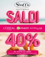 Profumerie Sbraccia Saldi - al 17.08.2026