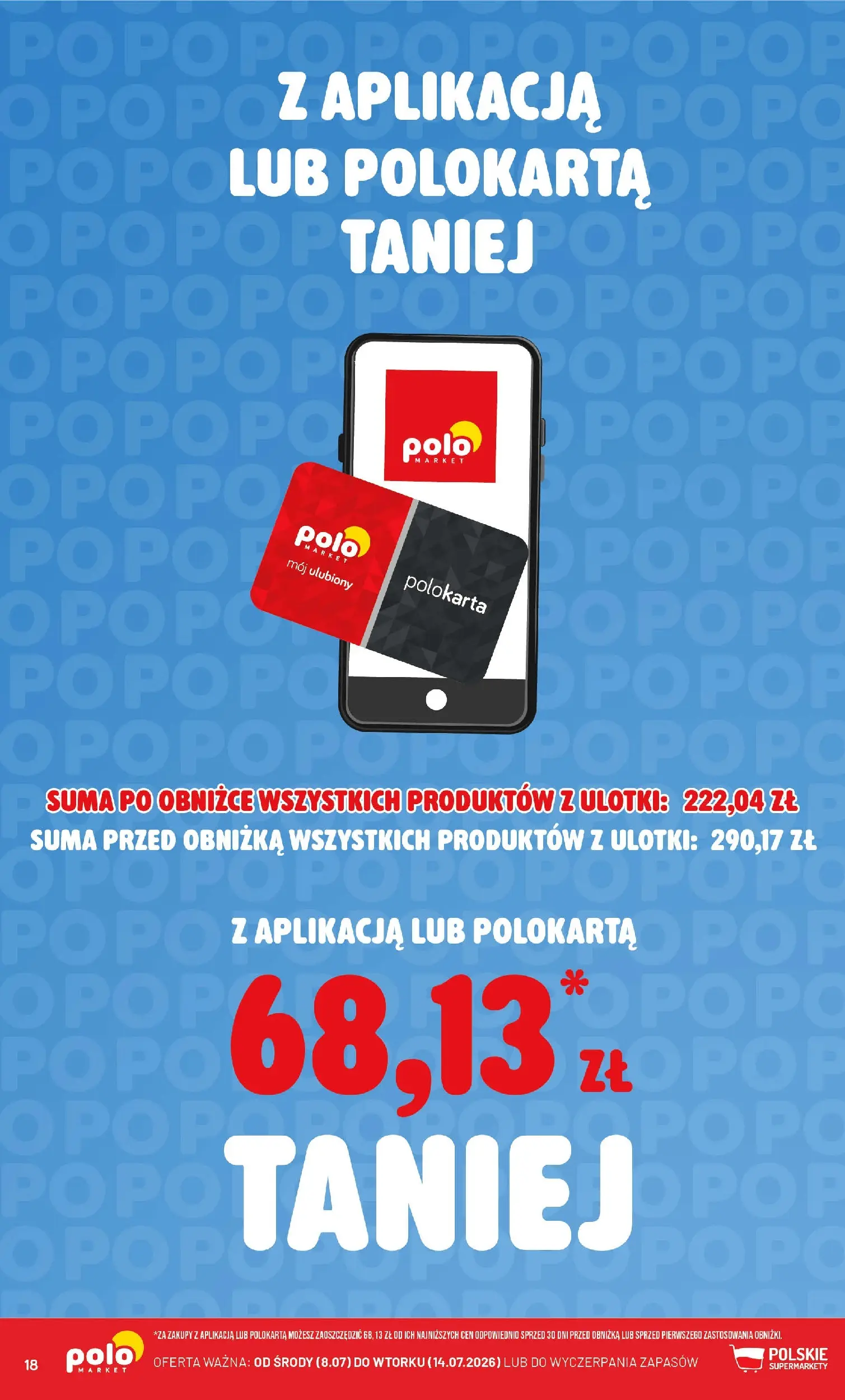 Nowa POLOmarket gazetka od jutra 08.07.2026 | Strona: 18