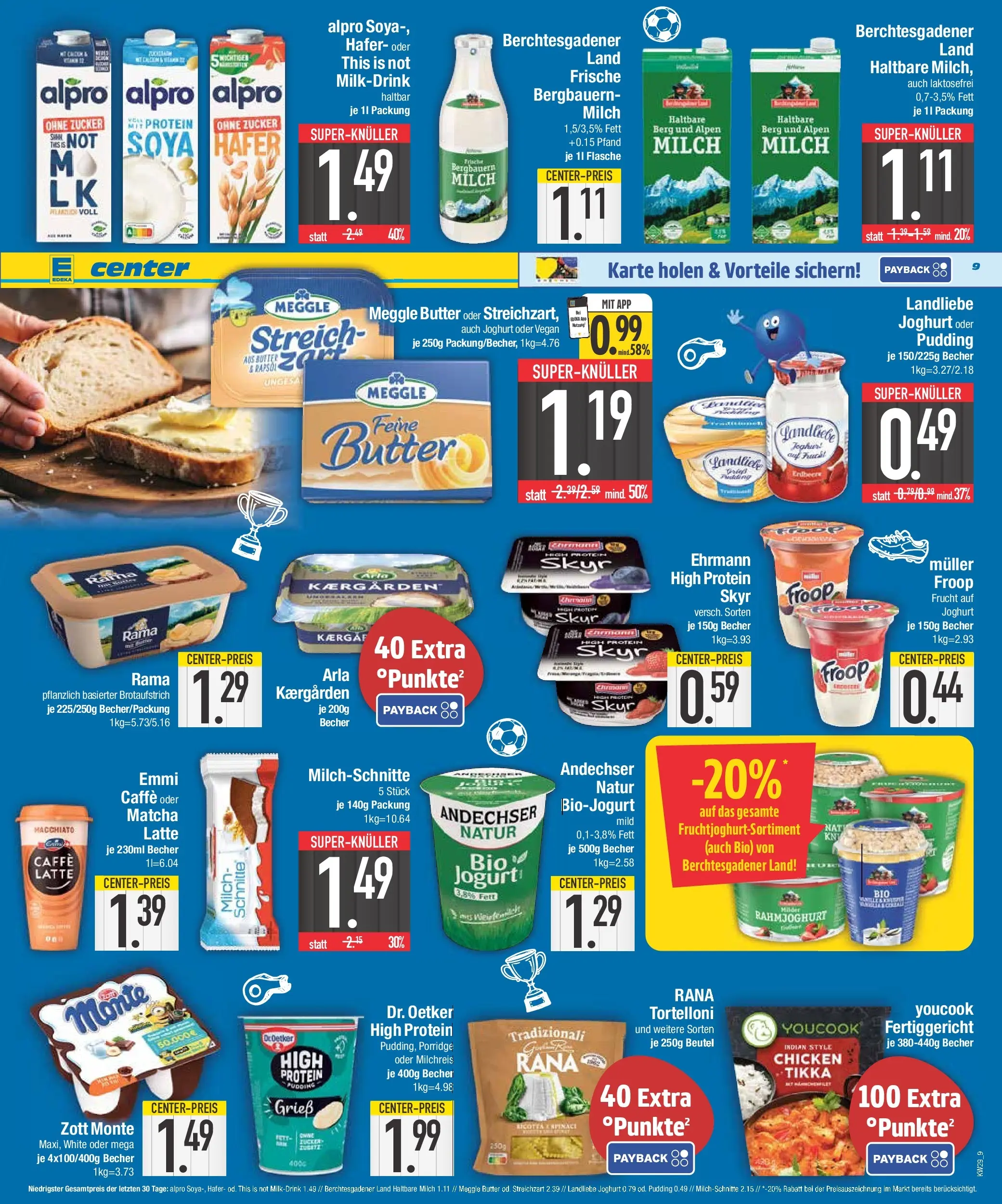 Edeka prospekt Abensberg (ab 12.07.2026) » Angebote Online | Seite: 9 | Produkte: Froop, Rama, Haltbare milch, Landliebe joghurt