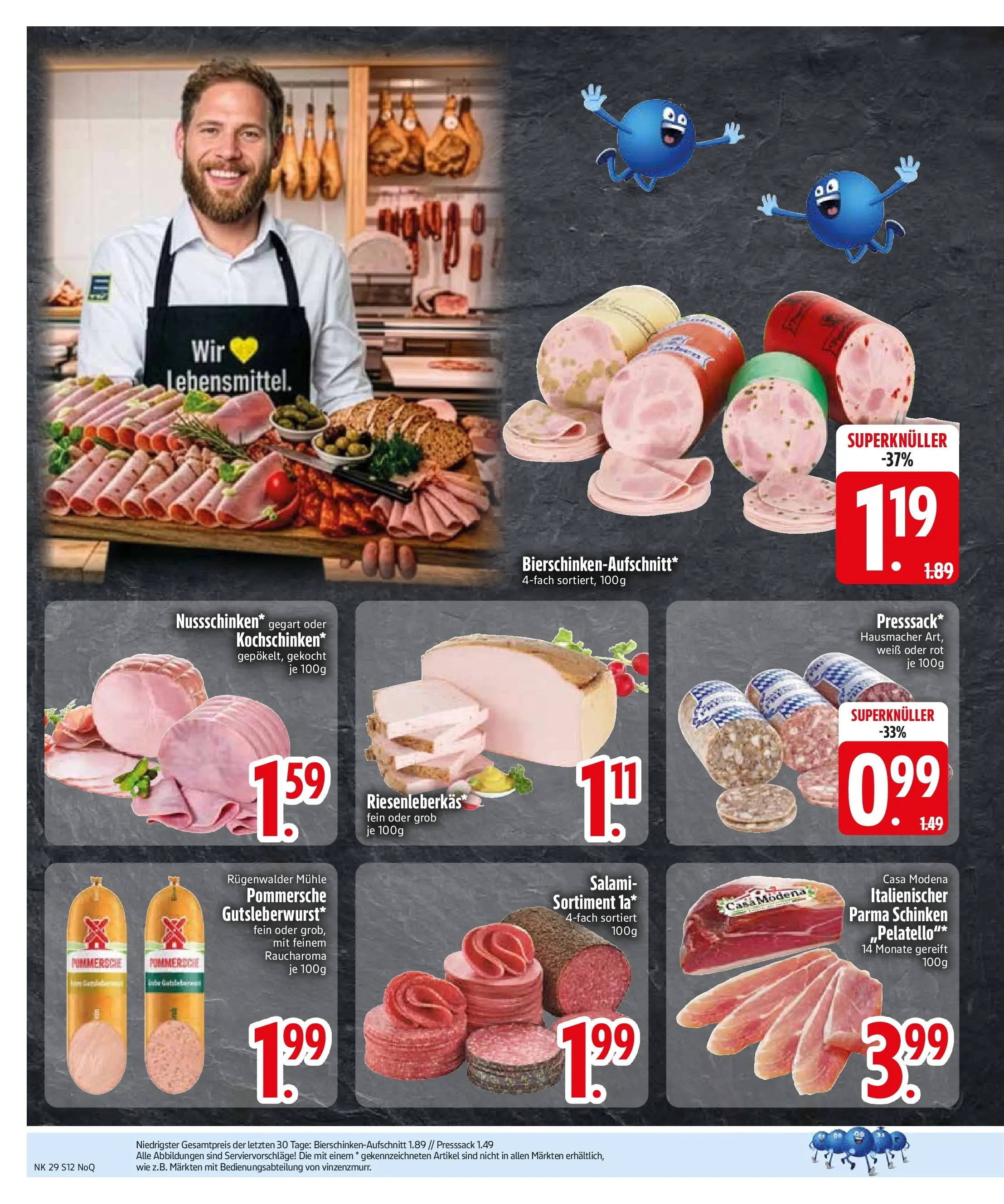 Edeka prospekt Monheim (ab 12.07.2026) » Angebote Online | Seite: 14 | Produkte: Mühle, Salami, Schinken