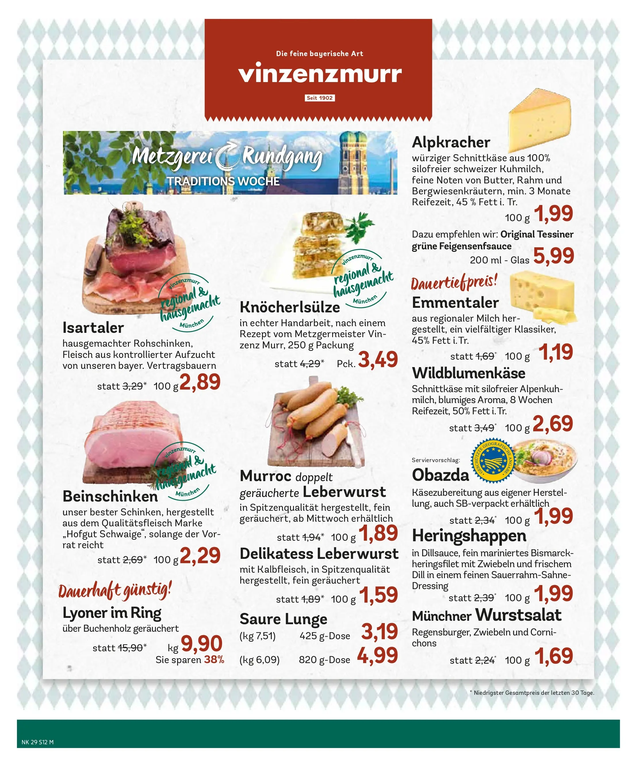 Edeka prospekt München (ab 13.07.2026) » Angebote Online | Seite: 14 | Produkte: Milch, Dressing, Dill, Fleisch