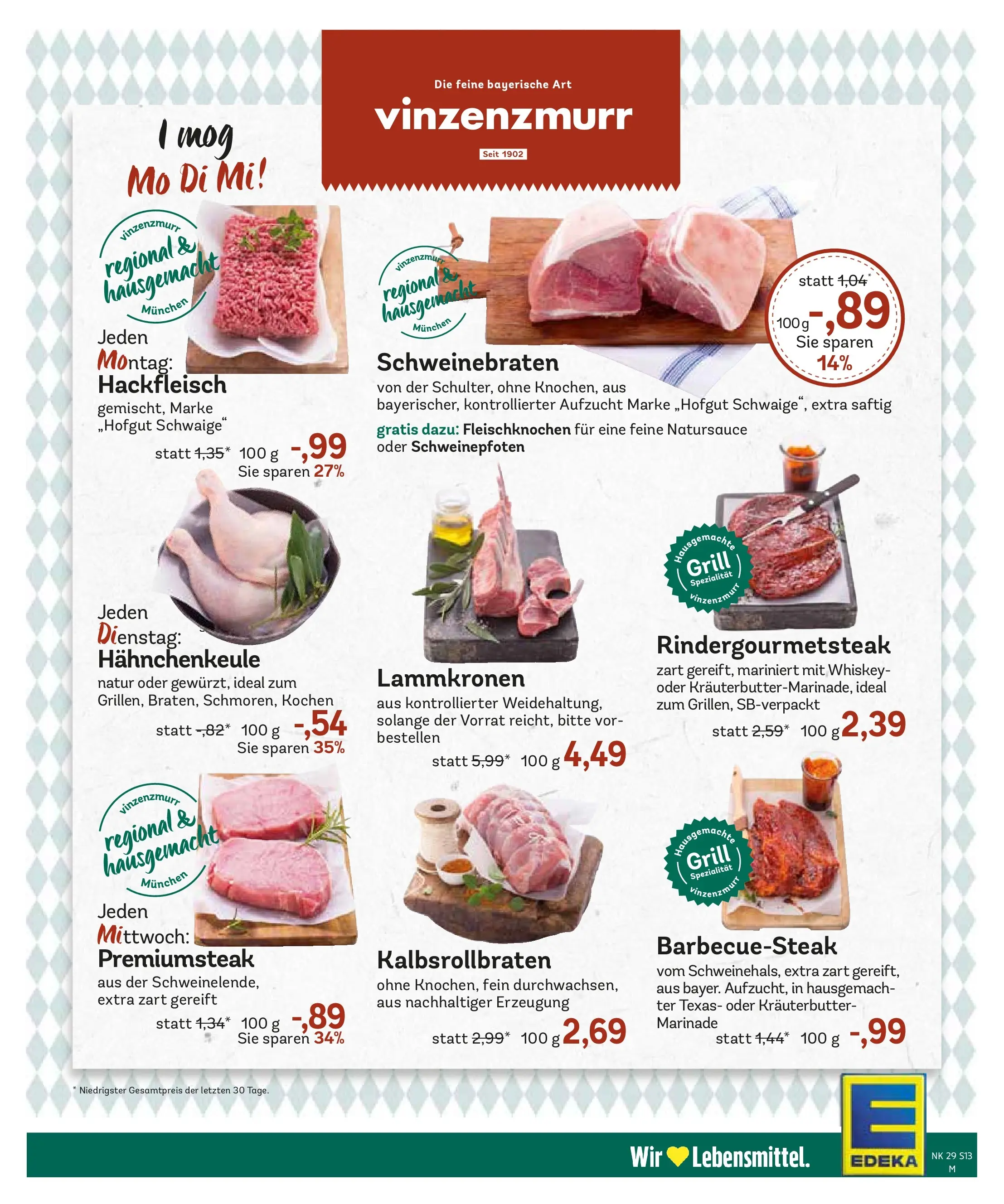 Edeka prospekt München (ab 13.07.2026) » Angebote Online | Seite: 15 | Produkte: Grill, Kräuterbutter, Whiskey, Hackfleisch