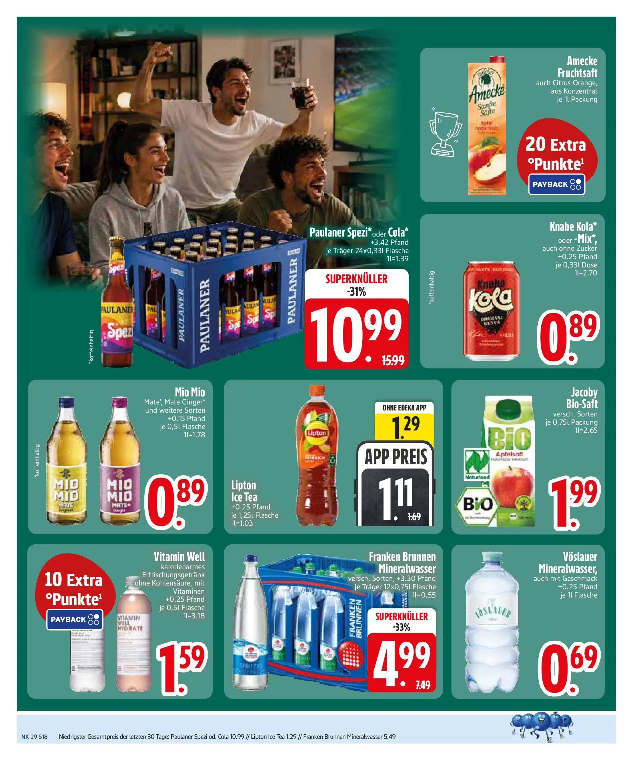 Edeka prospekt Monheim (ab 12.07.2026) » Angebote Online | Seite: 20 | Produkte: Paulaner spezi, Apfelsaft, Fruchtsaft, Paulaner