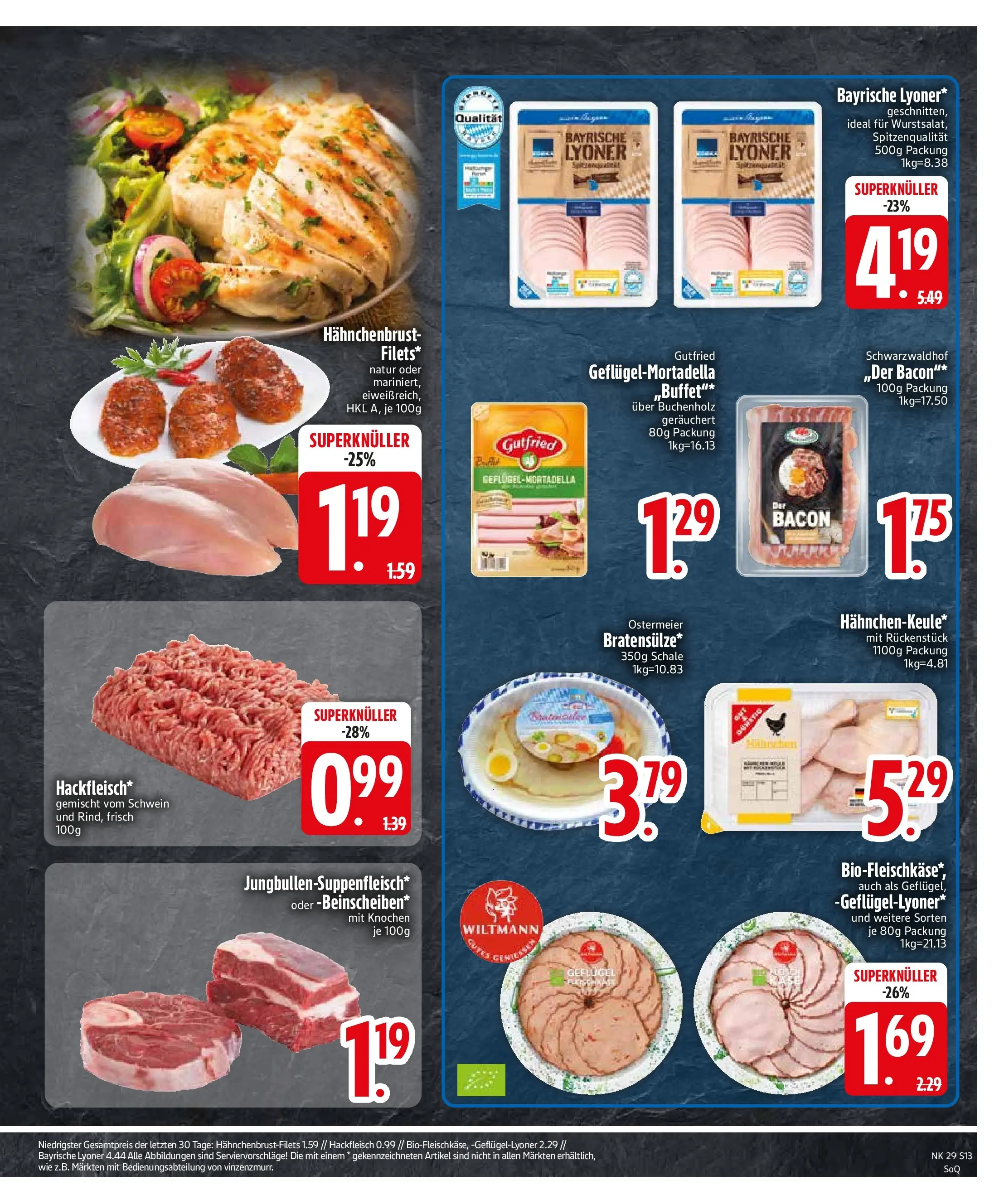 Edeka prospekt München (ab 12.07.2026) » Angebote Online | Seite: 15 | Produkte: Hackfleisch, Hahnchenbrust