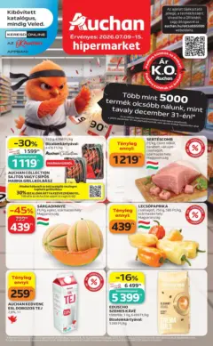 Auchan akciós újság Székesfehérvár - amely érvényes a következő dátumtól: 2026.07.09. Auchan akciós újság Székesfehérvár - amely érvényes a következő dátumtól: 2026.07.09.