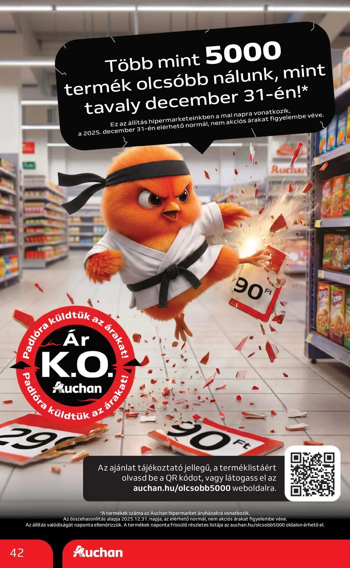 Auchan akciós újság Miskolc - 2026.07.09. -tól/töl > akció, lapozható szórólap 🛍️ | Oldal: 42