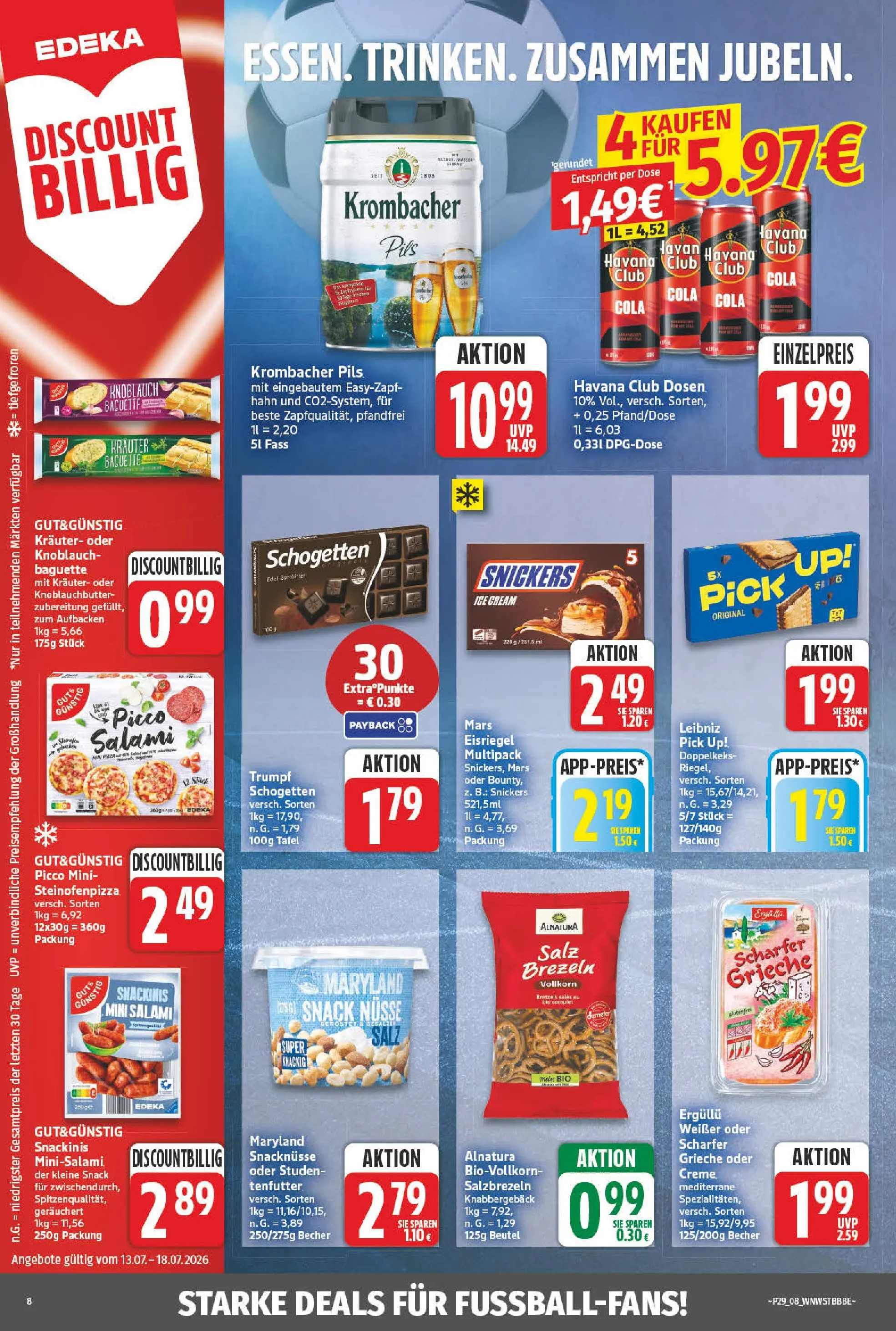 Angebote - Wochenangebote (ab 12.07.2026) zum Blättern | Seite: 10 | Produkte: Havana club, Creme, Mars, Nüsse