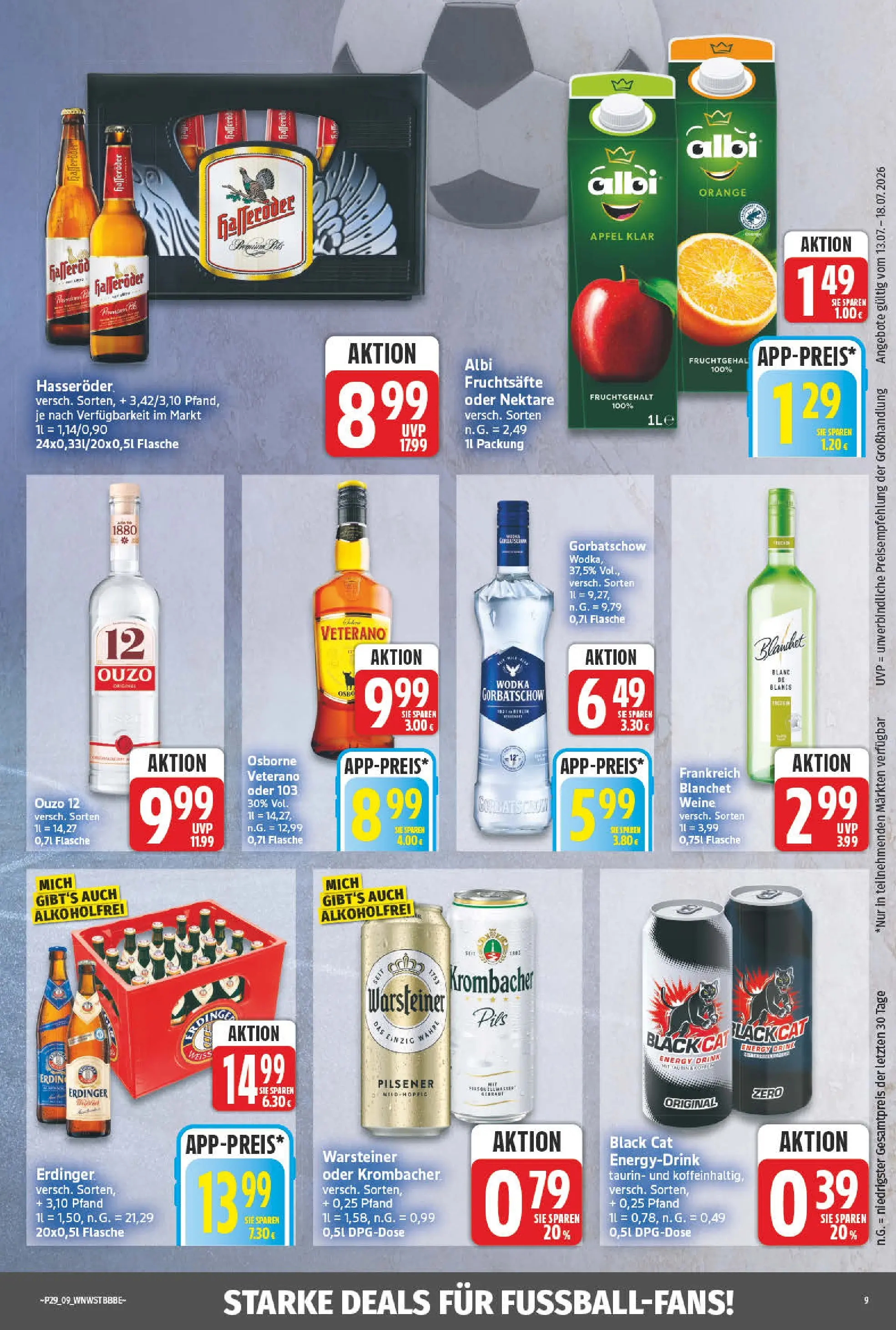 Angebote - Wochenangebote (ab 12.07.2026) zum Blättern | Seite: 11 | Produkte: Ouzo 12, Energy, Äpfel, Krombacher