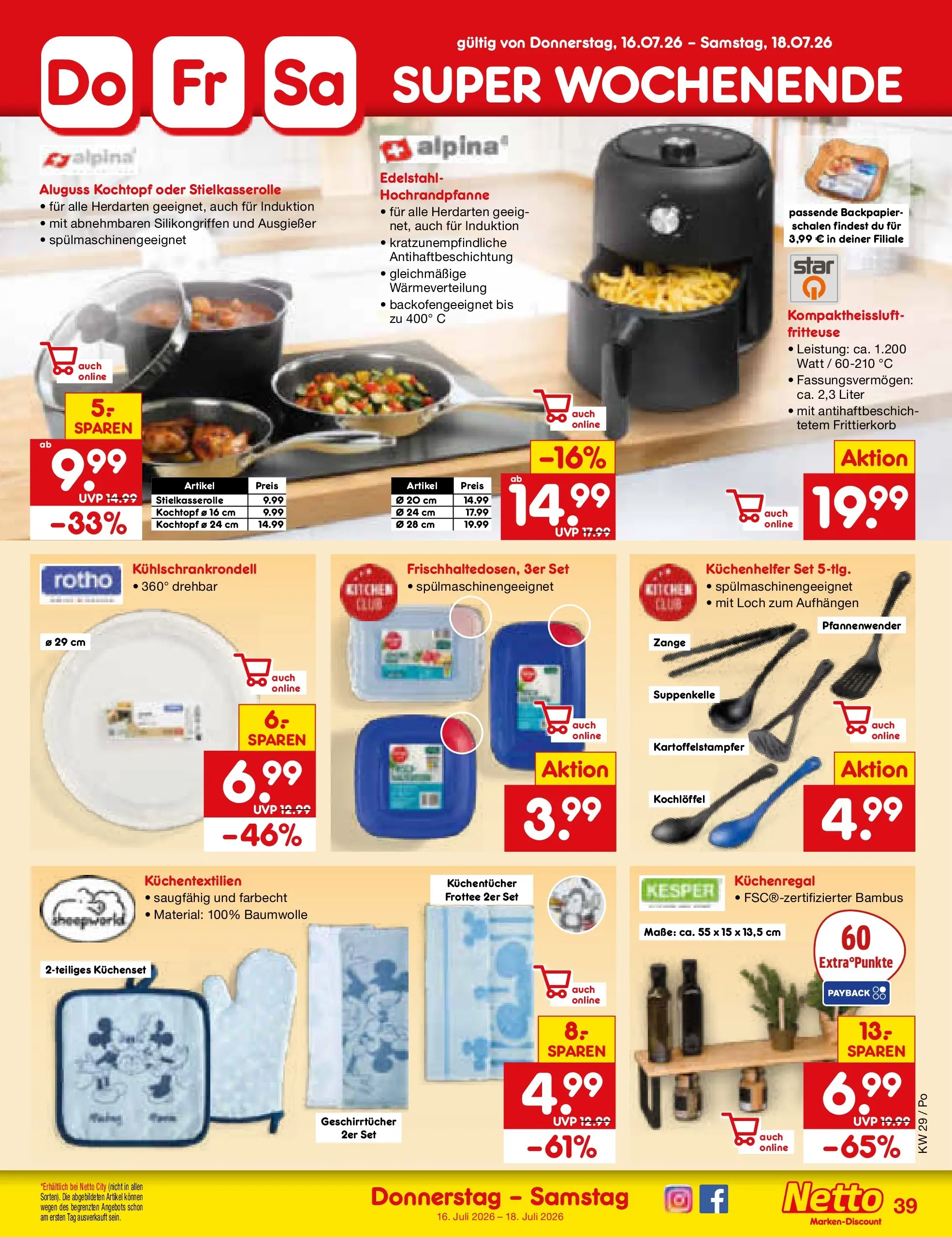 Netto Marken-Discount Prospekt Selb (ab 13.07.2026) ยป Angebote | Seite: 55 | Produkte: Fritteuse Netto Marken-Discount Prospekt Selb (ab 13.07.2026) ยป Angebote | Seite: 55 | Produkte: Fritteuse