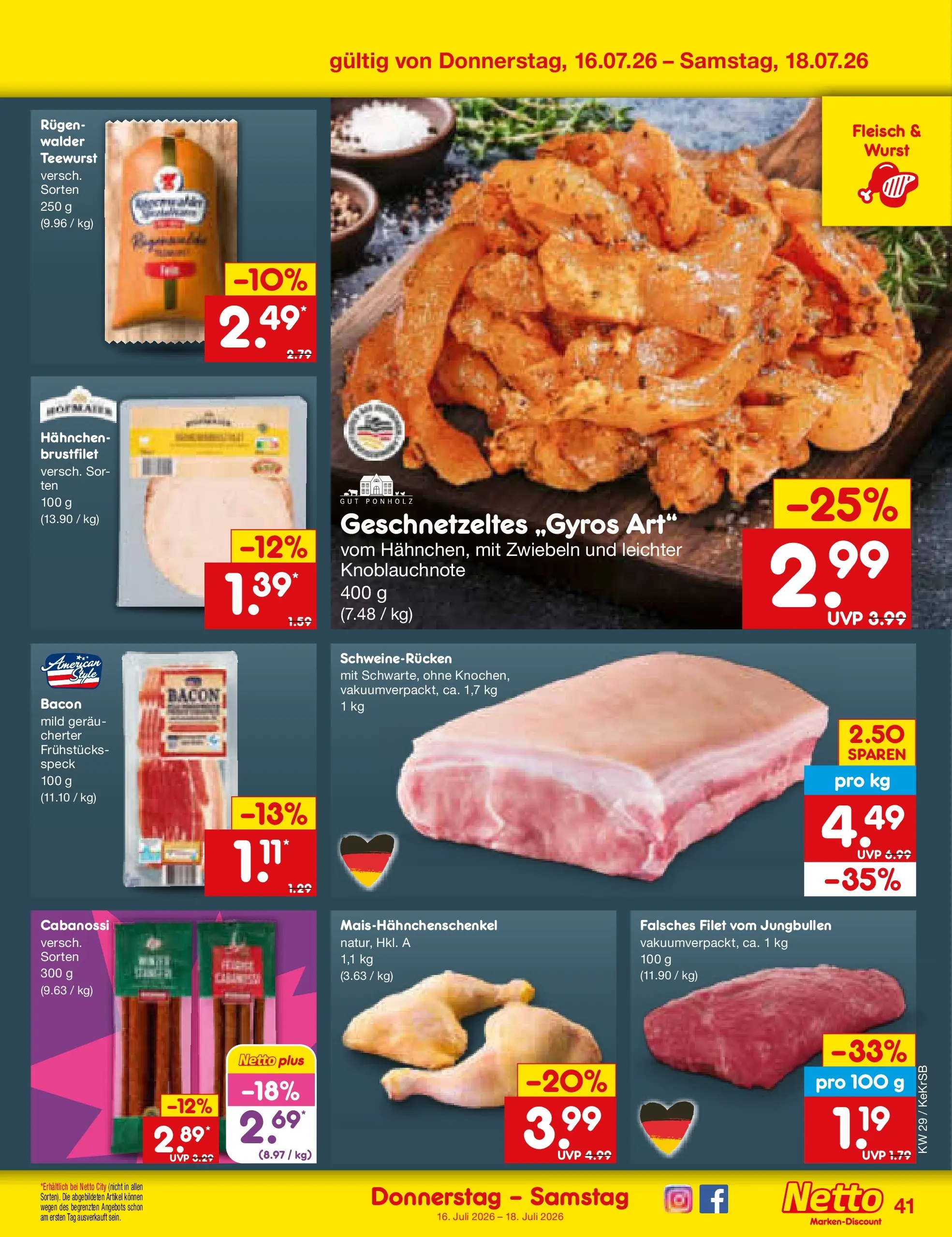 Netto Marken-Discount Prospekt Koblenz (ab 13.07.2026) ยป Angebote | Seite: 59 | Produkte: Hahnchen, Zwiebeln, Wurst, Fleisch Netto Marken-Discount Prospekt Koblenz (ab 13.07.2026) ยป Angebote | Seite: 59 | Produkte: Hahnchen, Zwiebeln, Wurst, Fleisch