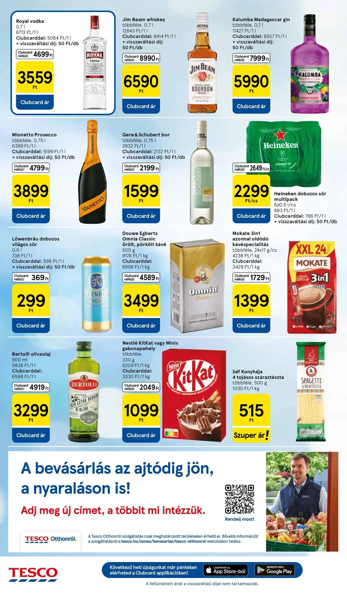 Tesco akciós újság - 2026.07.09.-tól - online | Oldal: 6 | Termékek: Gabonapehely, Heineken, Dobozos sör, Olívaolaj