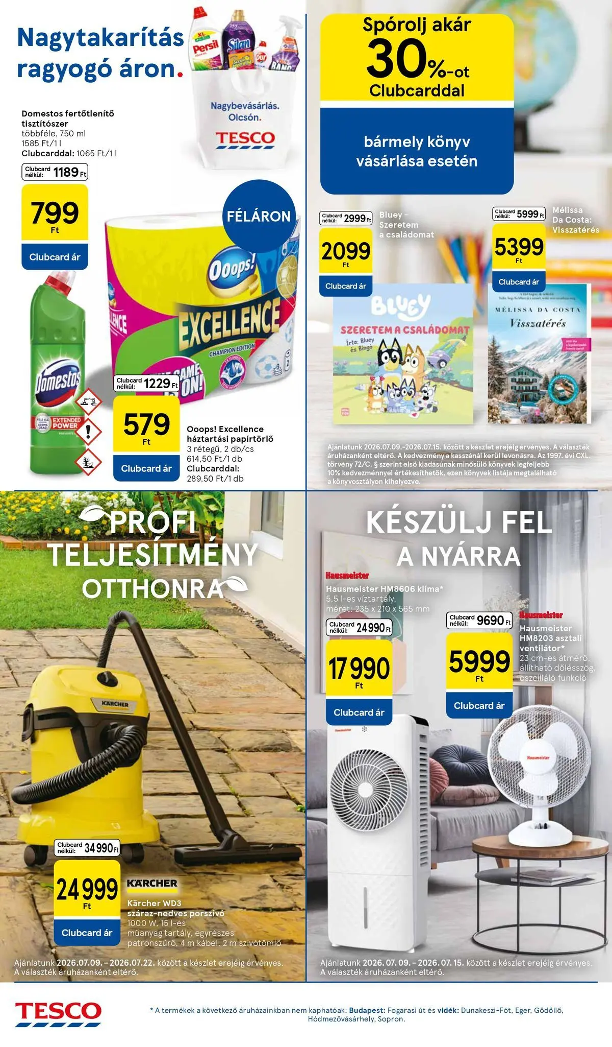 Tesco akciós újság - 2026.07.09.-tól - online | Oldal: 16 | Termékek: Persil, Könyvek, Porszívó, Ventilátor