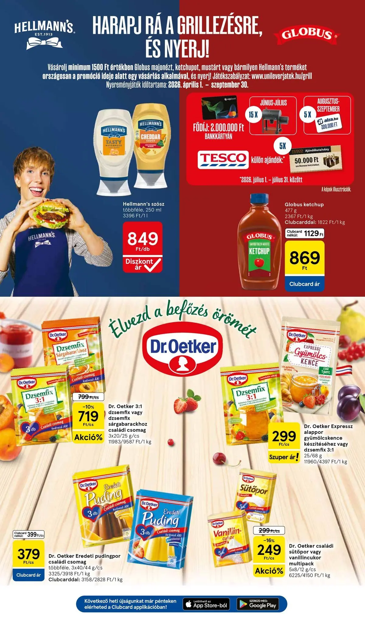 Tesco akciós újság - 2026.07.09.-tól - online | Oldal: 19 | Termékek: Gyümölcs, Sütőpor, Dzsemfix, Szósz