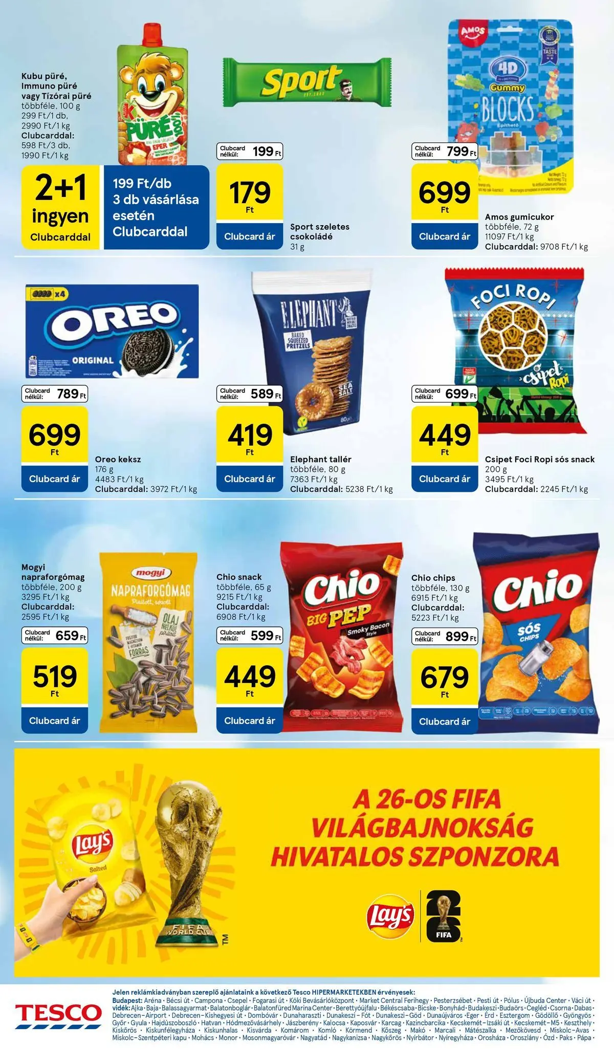 Tesco akciós újság - 2026.07.09.-tól - online | Oldal: 20 | Termékek: Napraforgómag, Gumicukor, Kapu, Ropi