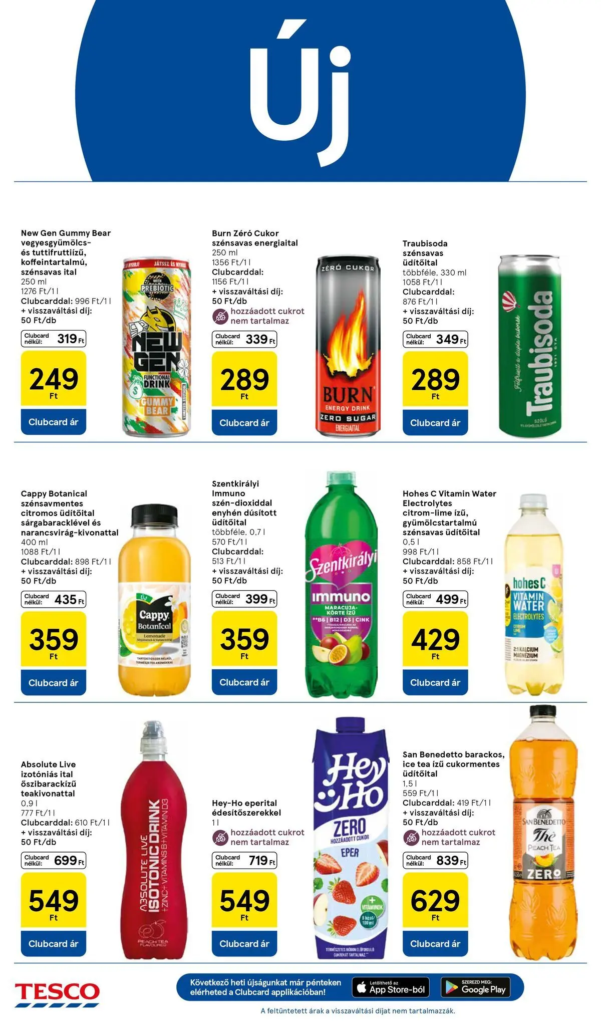 Tesco akciós újság - 2026.07.09.-tól - online | Oldal: 22 | Termékek: Körte, Energiaital, Cukor, Izotóniás ital