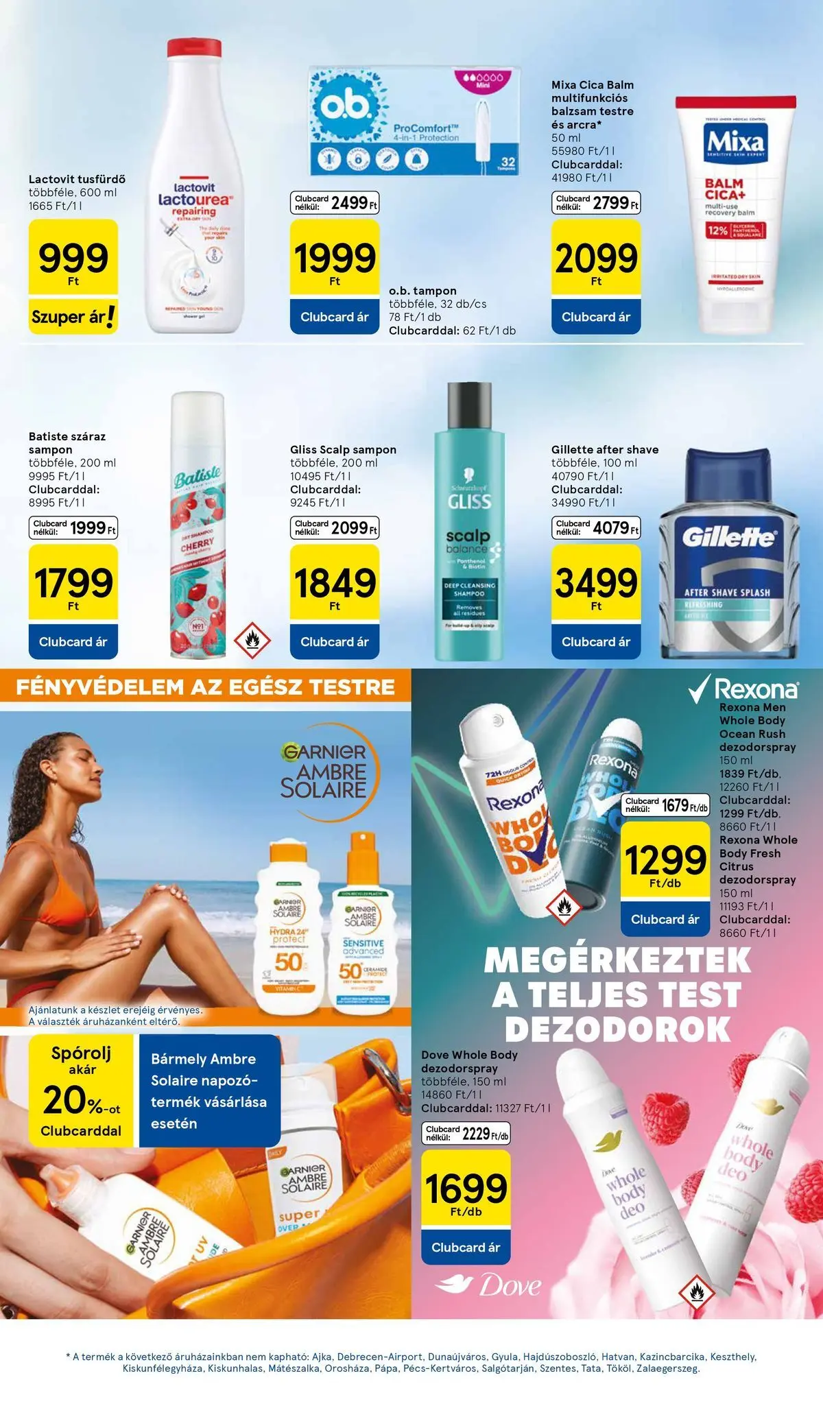 Tesco akciós újság - 2026.07.09.-tól - online | Oldal: 25 | Termékek: Body, Sampon, Tusfürdő