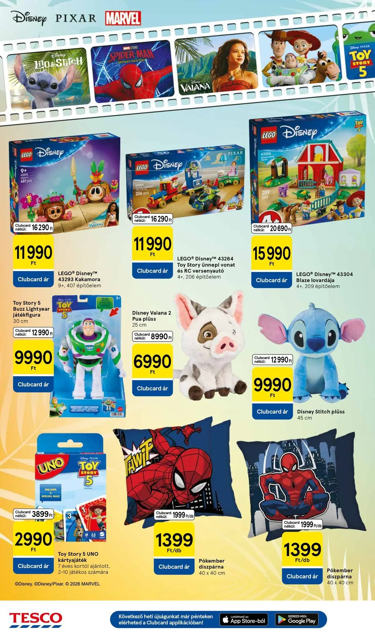 Tesco akciós újság - 2026.07.09.-tól - online | Oldal: 30 | Termékek: Plüss, Díszpárna