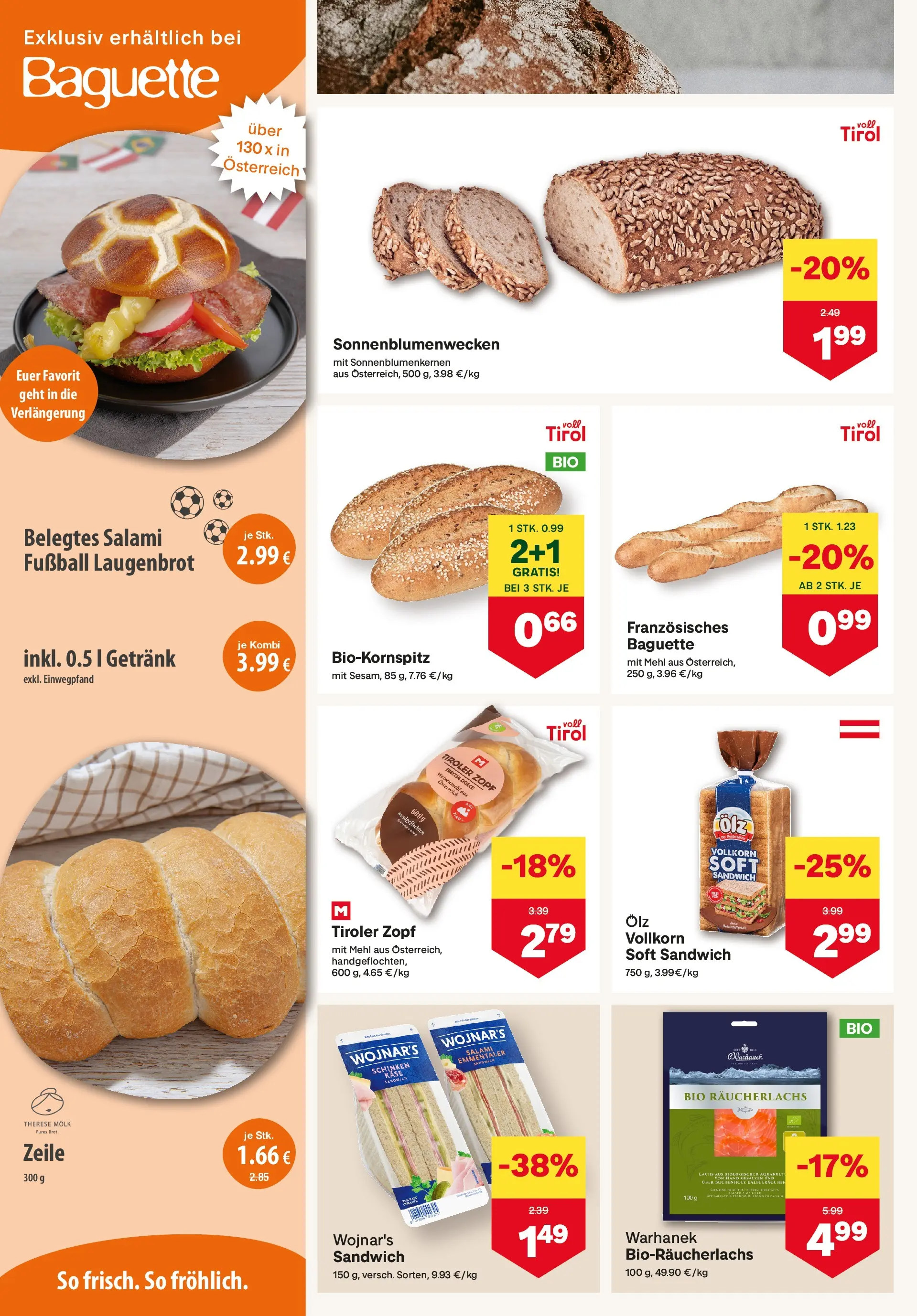 MPREIS Sillian von 15.07.2026 - Aktuelle Angebote | Seite: 4 | Produkte: Jääkaappipakastin, Käse, Salami, Schinken