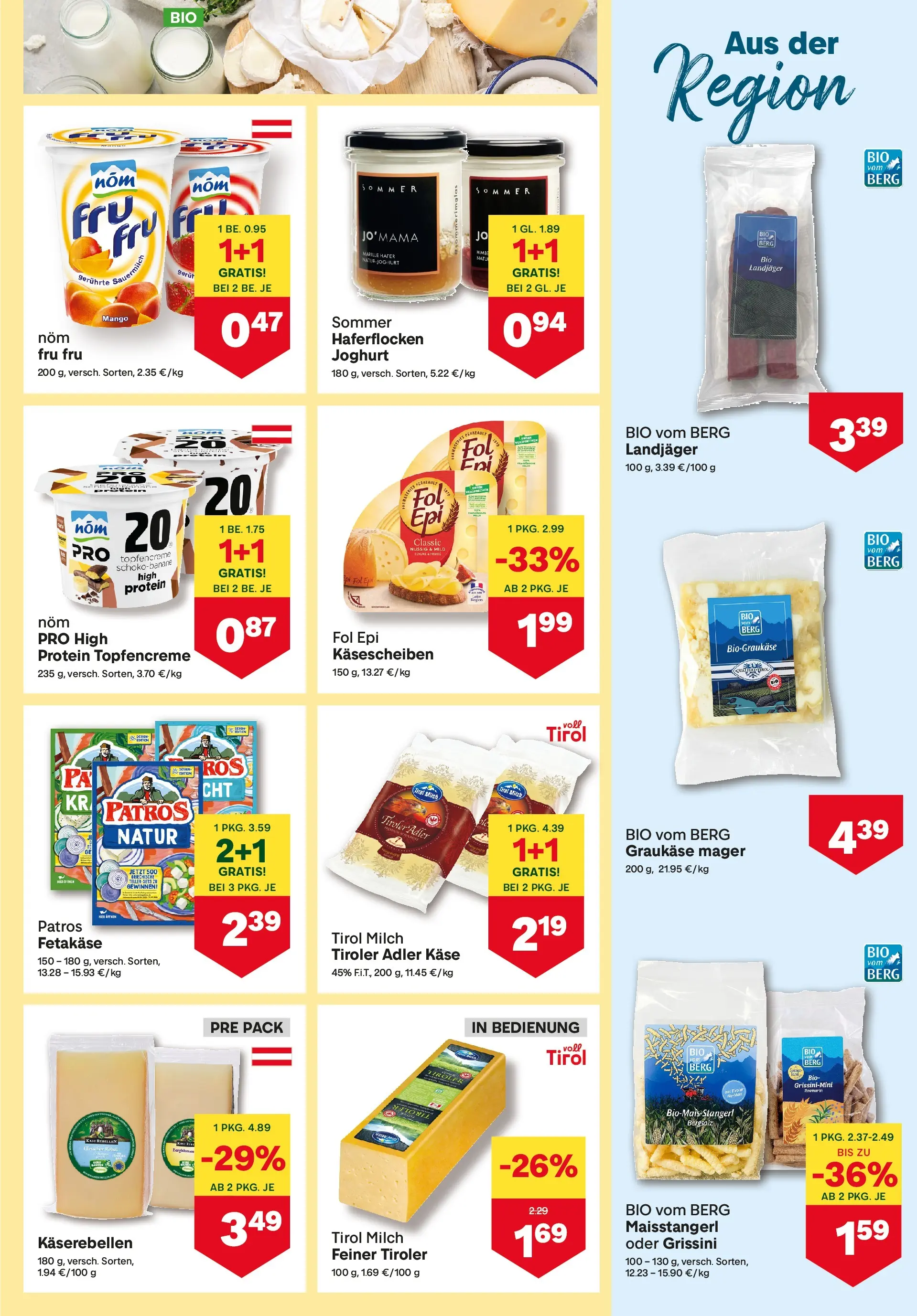 MPREIS Sillian von 15.07.2026 - Aktuelle Angebote | Seite: 5 | Produkte: Mango, Milch, Käse, Joghurt