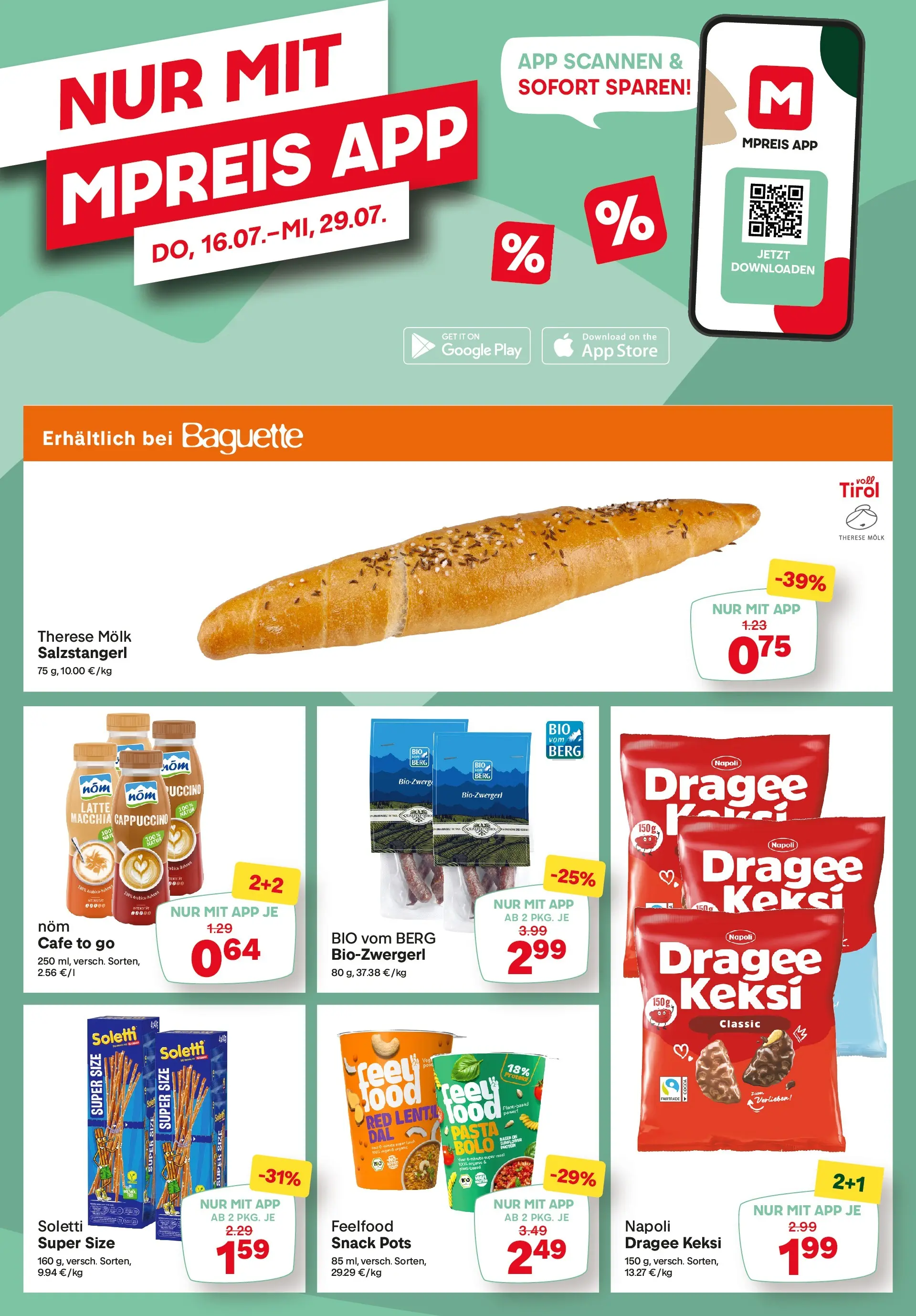 MPREIS Sillian von 15.07.2026 - Aktuelle Angebote | Seite: 13 | Produkte: Pasta, Jääkaappipakastin