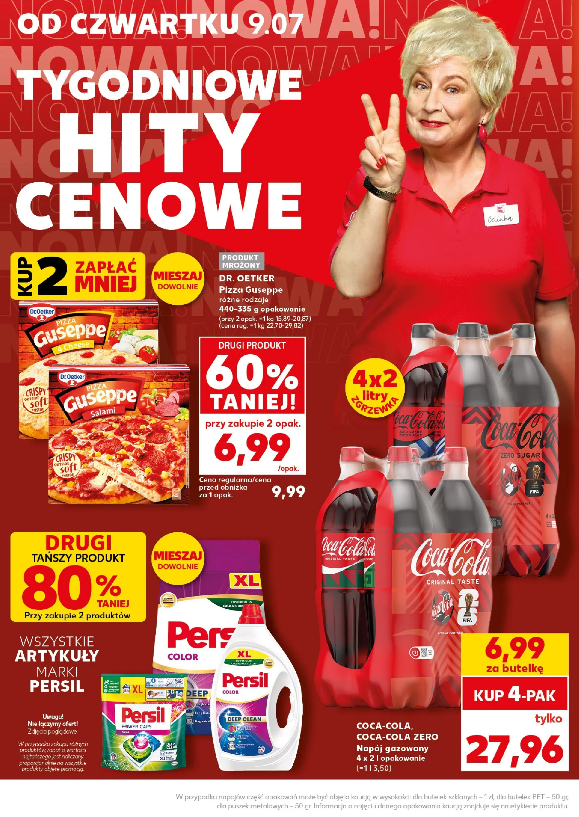 Kaufland gazetka - Super Sobota od 11.07.2026 - od jutra PDF | Strona: 4 | Produkty: Persil, Salami, Pizza, Detergent