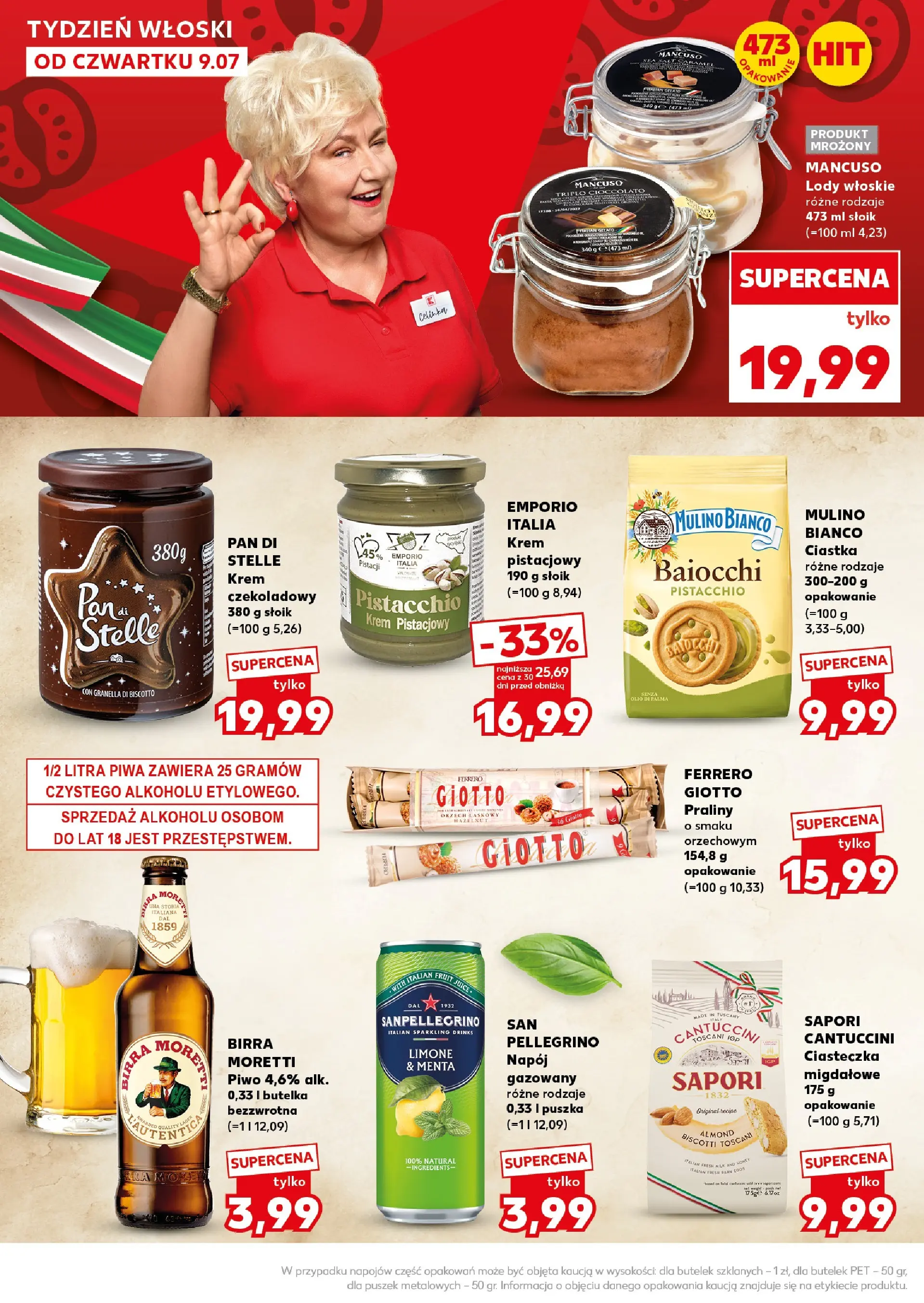 Kaufland gazetka - Super Sobota od 11.07.2026 - od jutra PDF | Strona: 18 | Produkty: Piwo, Ciastka, Krem, Ciasteczka
