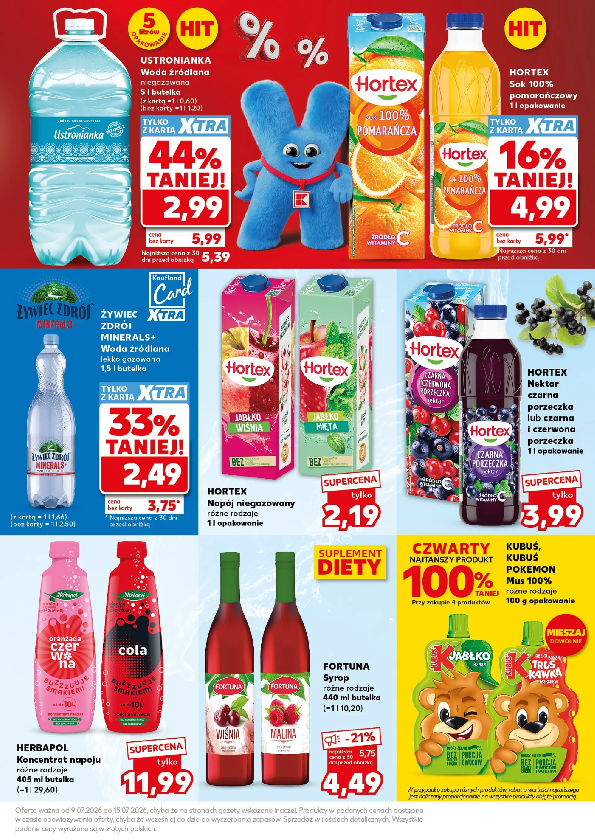 Kaufland gazetka - Super Sobota od 11.07.2026 - od jutra PDF | Strona: 33 | Produkty: Mięta, Porzeczka, Banan, Woda