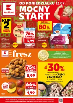Pogląd oferty "Kaufland gazetka - Mocny start" - ważna od 13.07.2026 Pogląd oferty "Kaufland gazetka - Mocny start" - ważna od 13.07.2026
