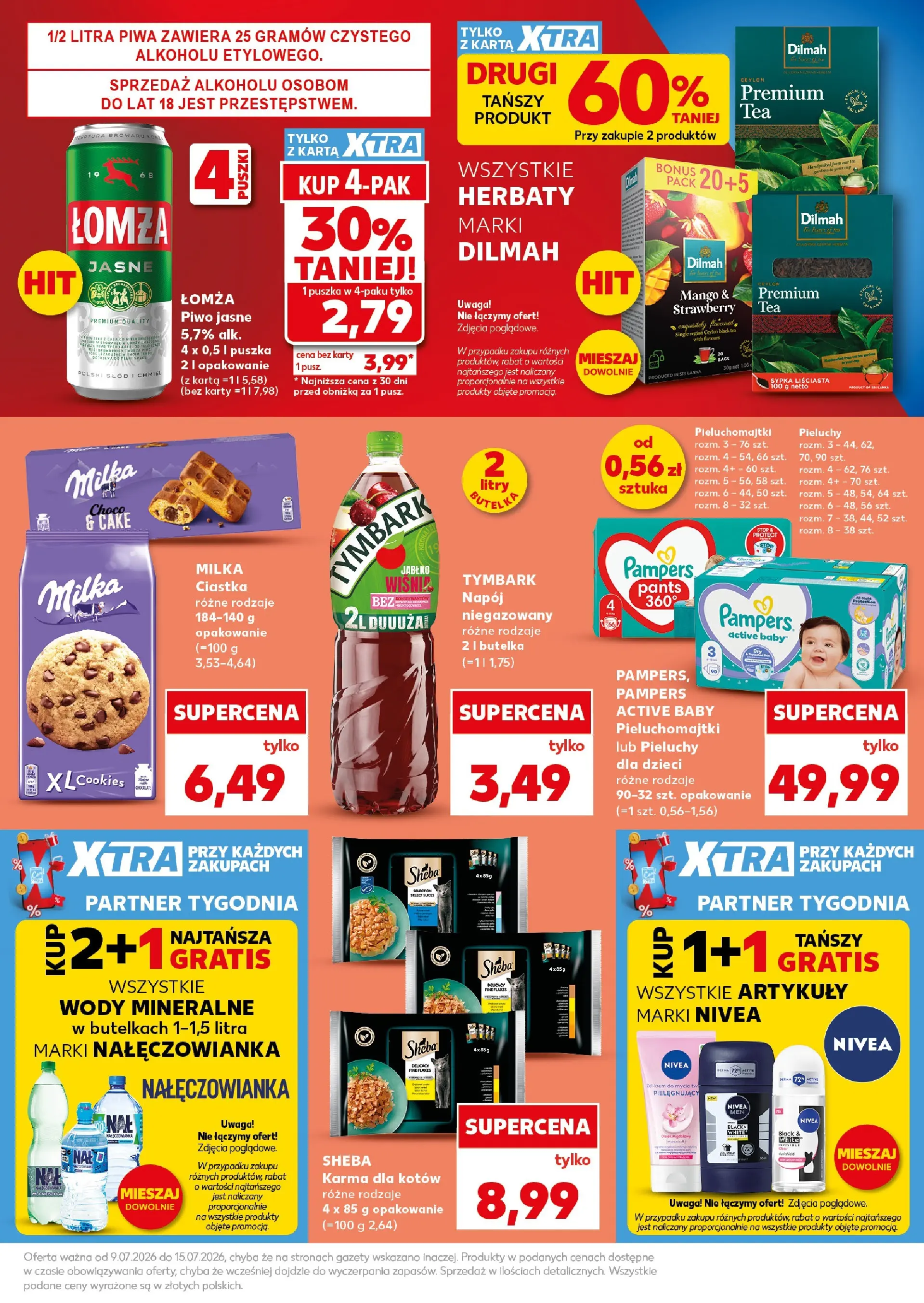 Kaufland gazetka - Mocny start od 13.07.2026 - od jutra PDF | Strona: 11 | Produkty: Pieluchomajtki, Wiśnie, Piwo, Ciastka