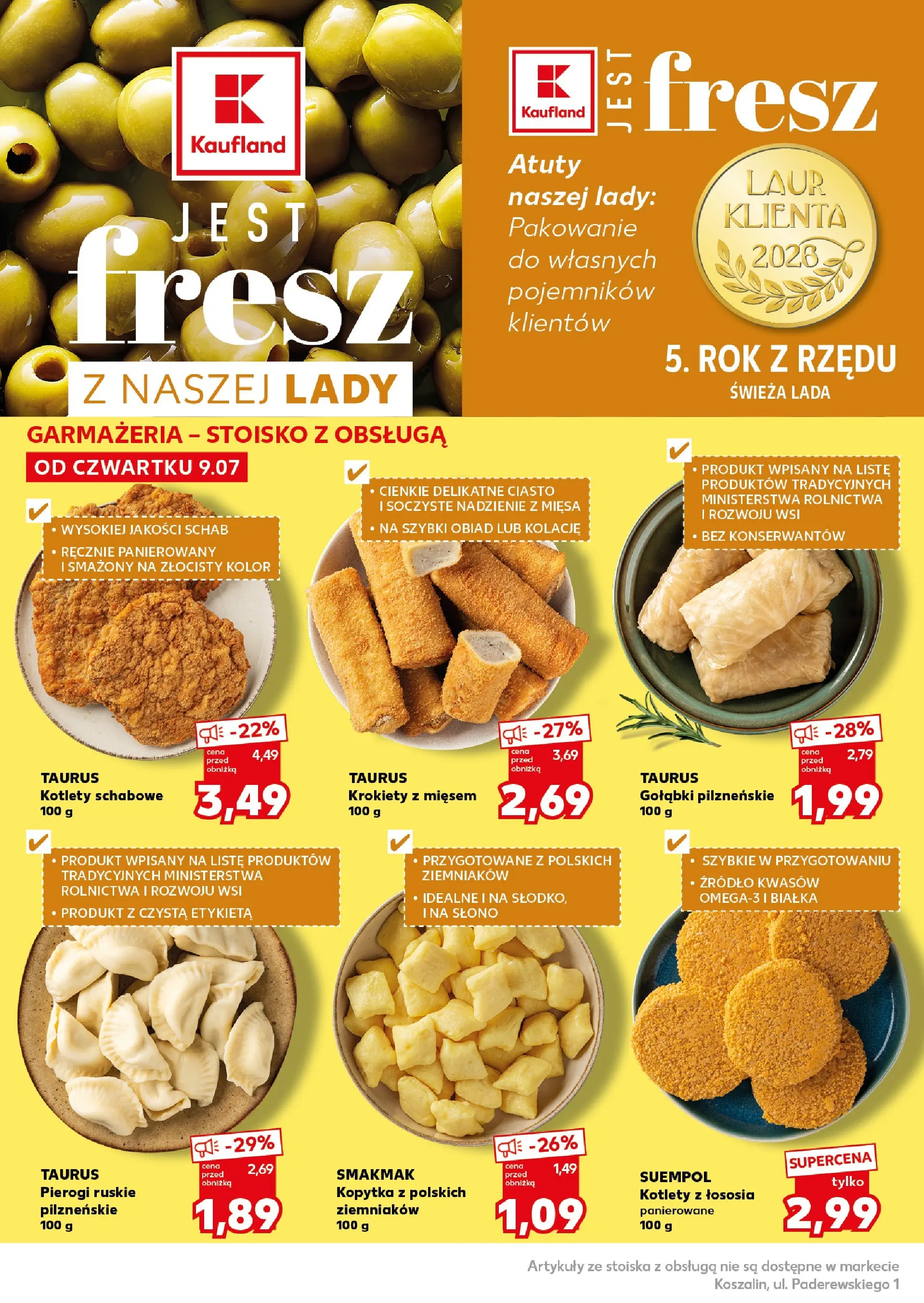 Kaufland gazetka - Mocny start od 13.07.2026 - od jutra PDF | Strona: 24 | Produkty: Ciasto, Krokiety, Kopytka, Kotlety