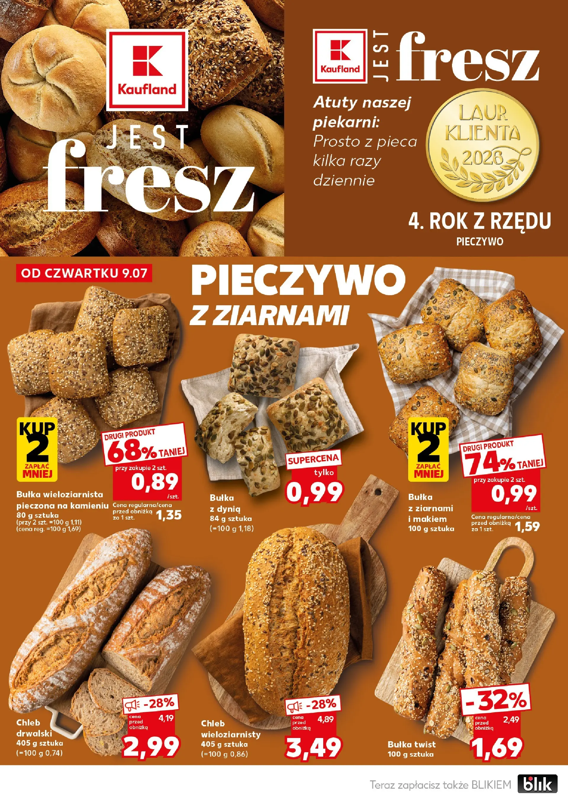 Kaufland gazetka - Mocny start od 13.07.2026 - od jutra PDF | Strona: 26 | Produkty: Dynia, Bułka, Chleb, Chleb wieloziarnisty